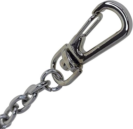 Pocket Watch Chain Albert Chain Silver Color Big Thick Heavy Figaro 14 In Cur