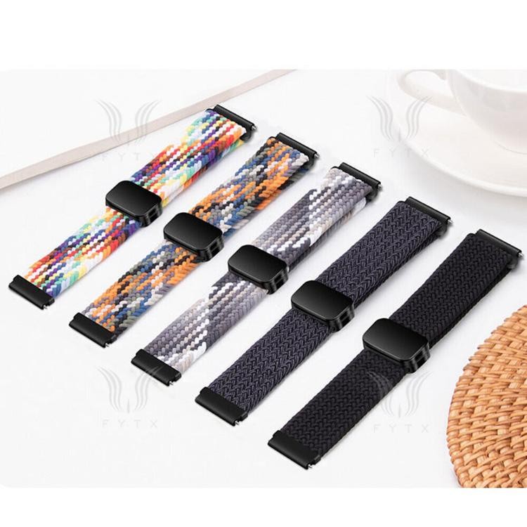 Band Strap For Huami Amazfit GTR 4 3 2 2e Stratos GTS 4 3 2 Bip Magnetic Braided