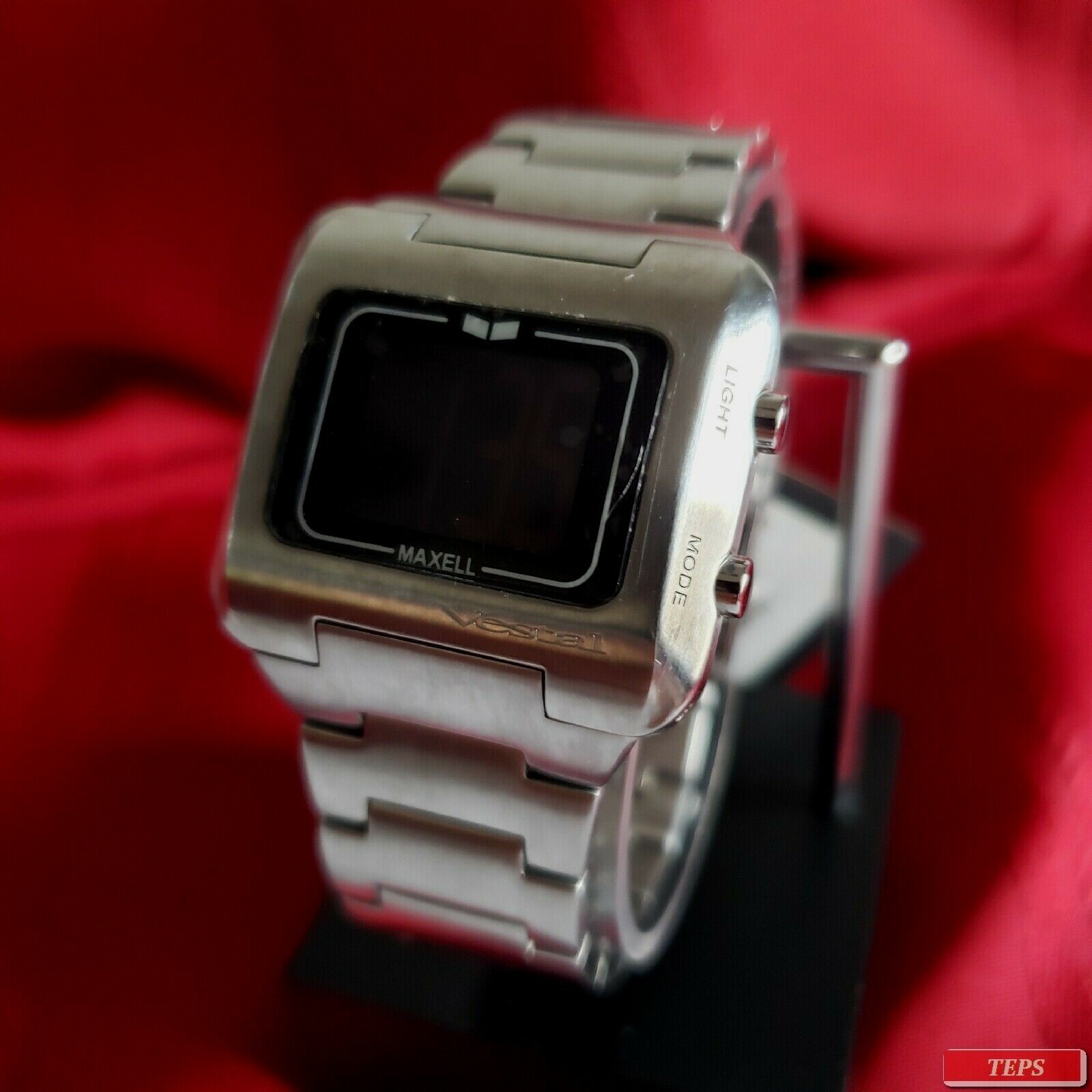 Vestal “Maxell jr.” (Stainless Steel) 50M Digital China Movement w/ Date & Light