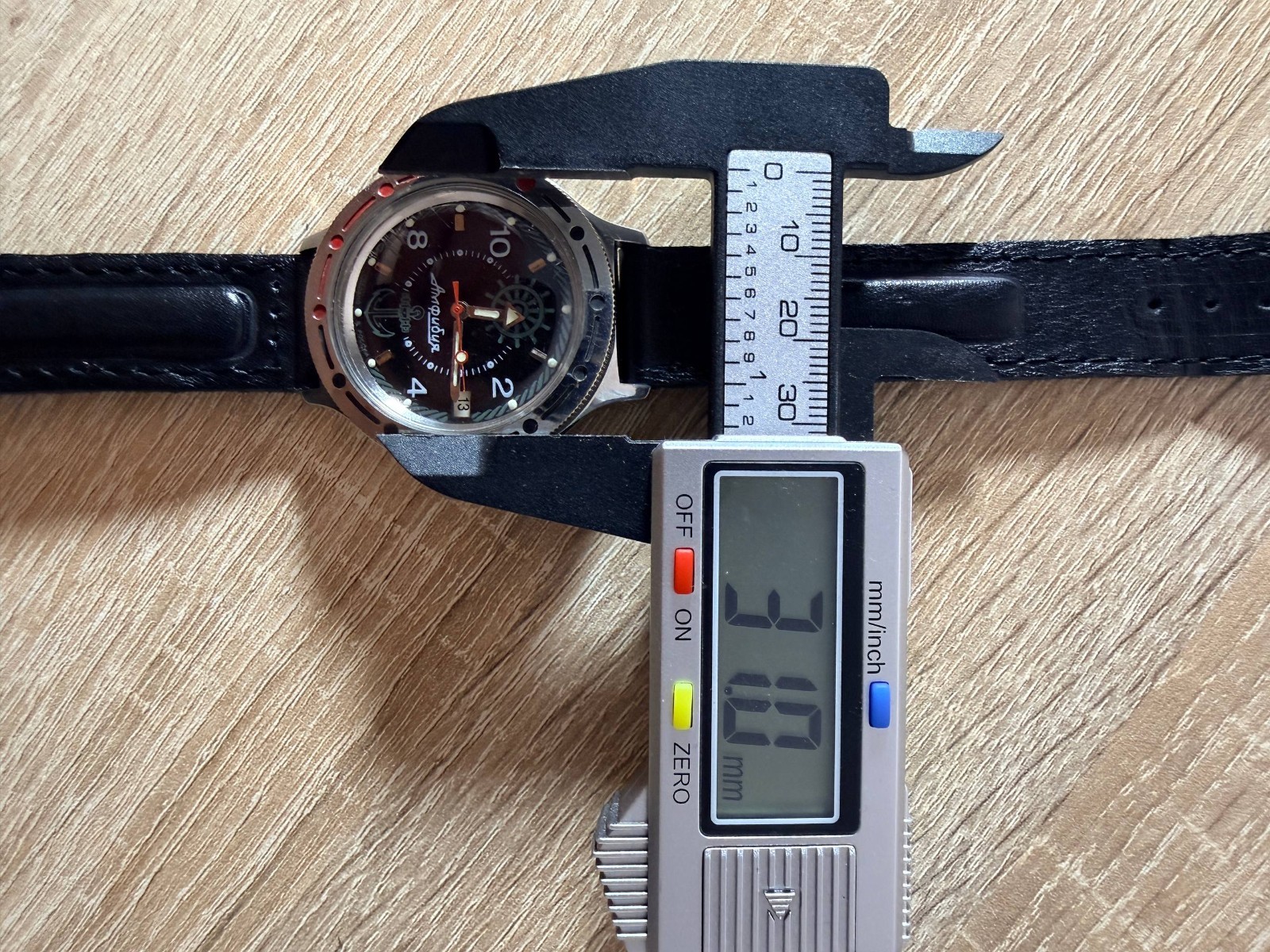 SERVICED/ USSR Vintage Vostok 2416B Amphibia Marine Anchor 200m Russian Diver