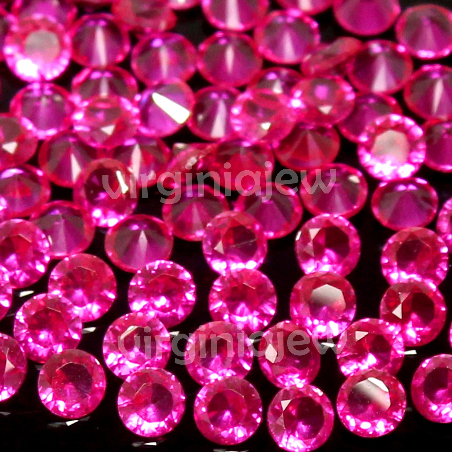 Natural Certified Burma Pigeon Blood Red Ruby 2.60 MM Round Gemstone 10 Pcs Lot