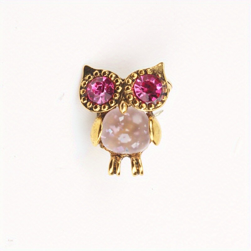 Fashion Trend Luxury Personality Simplicity Creativity Owl Opal Brooch