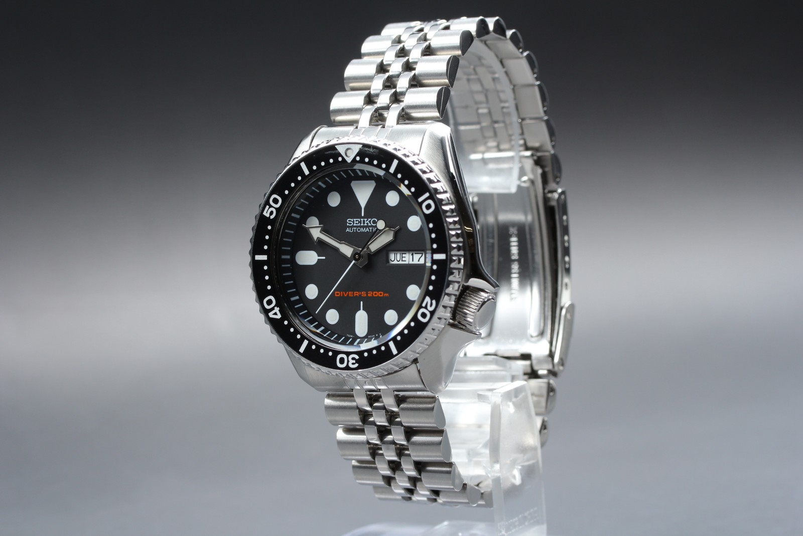 [Exc+5] Seiko Scuba Diver’s 7S26-0020 SKX007 Automatic Black 21J Men’s Watch