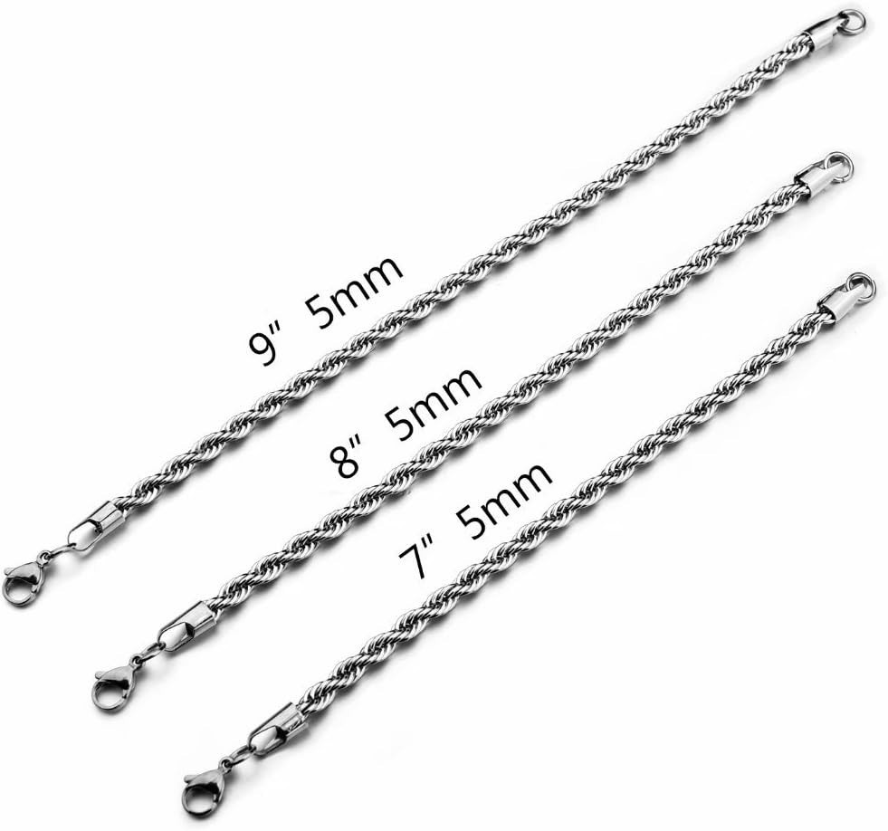 Versatile 8-Inch Twisted Chain Necklace – Unisex Stainless Steel Jewelry for All