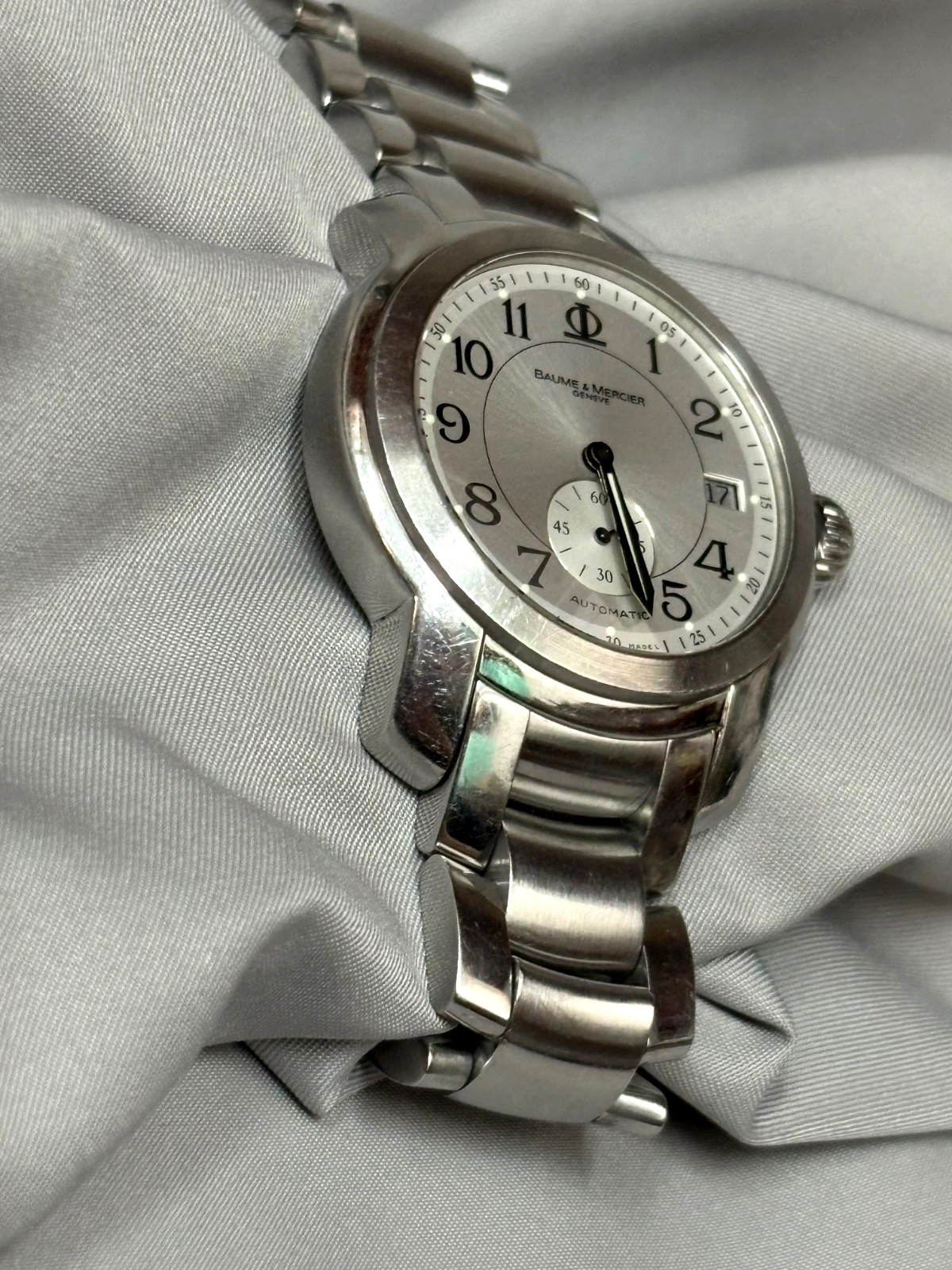 Baume & Mercier Capeland 39mm Stainless Steel Silver Dial Men’s Watch MV045221