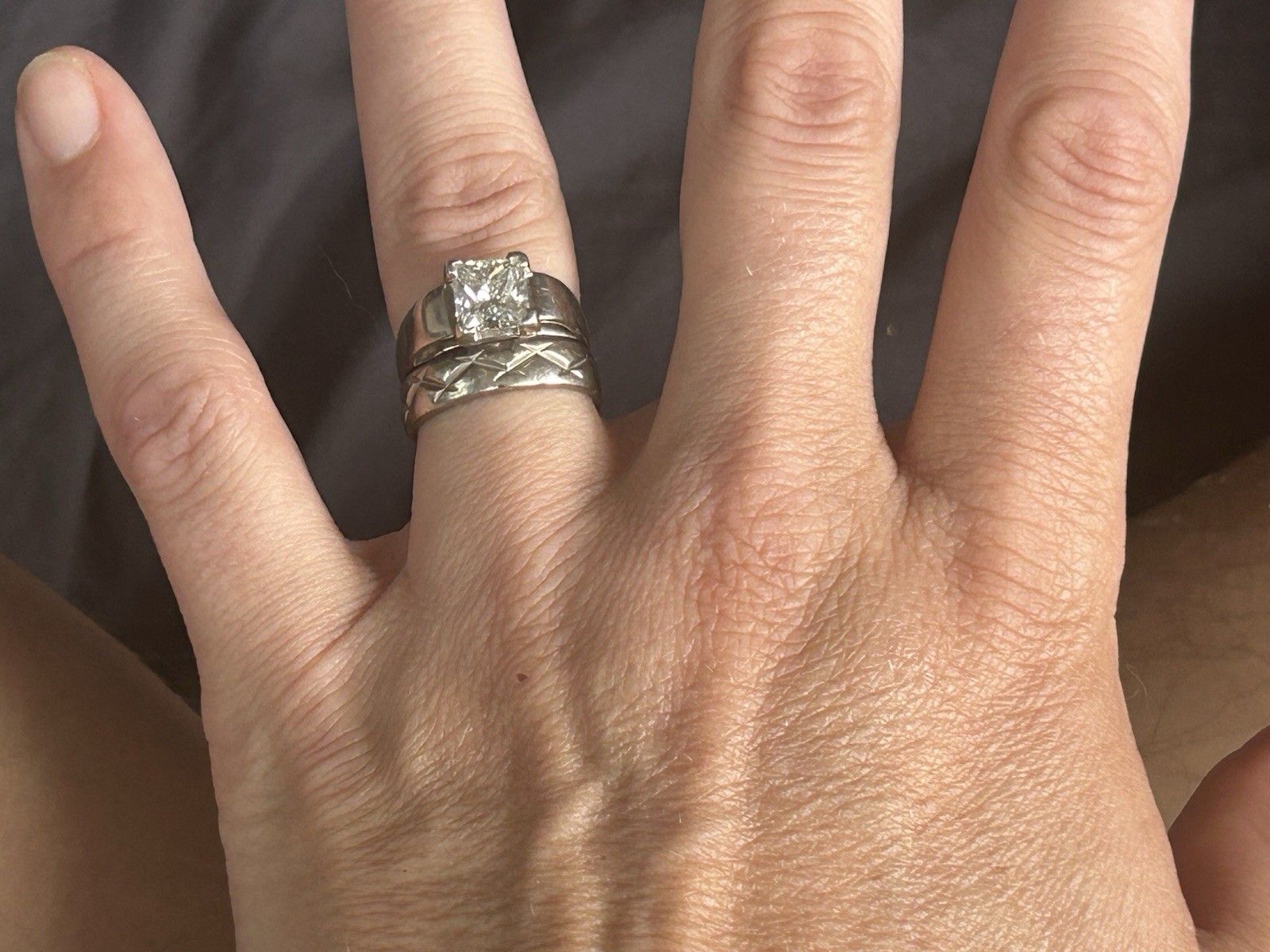 Princess Cut Solitaire Engagement Ring