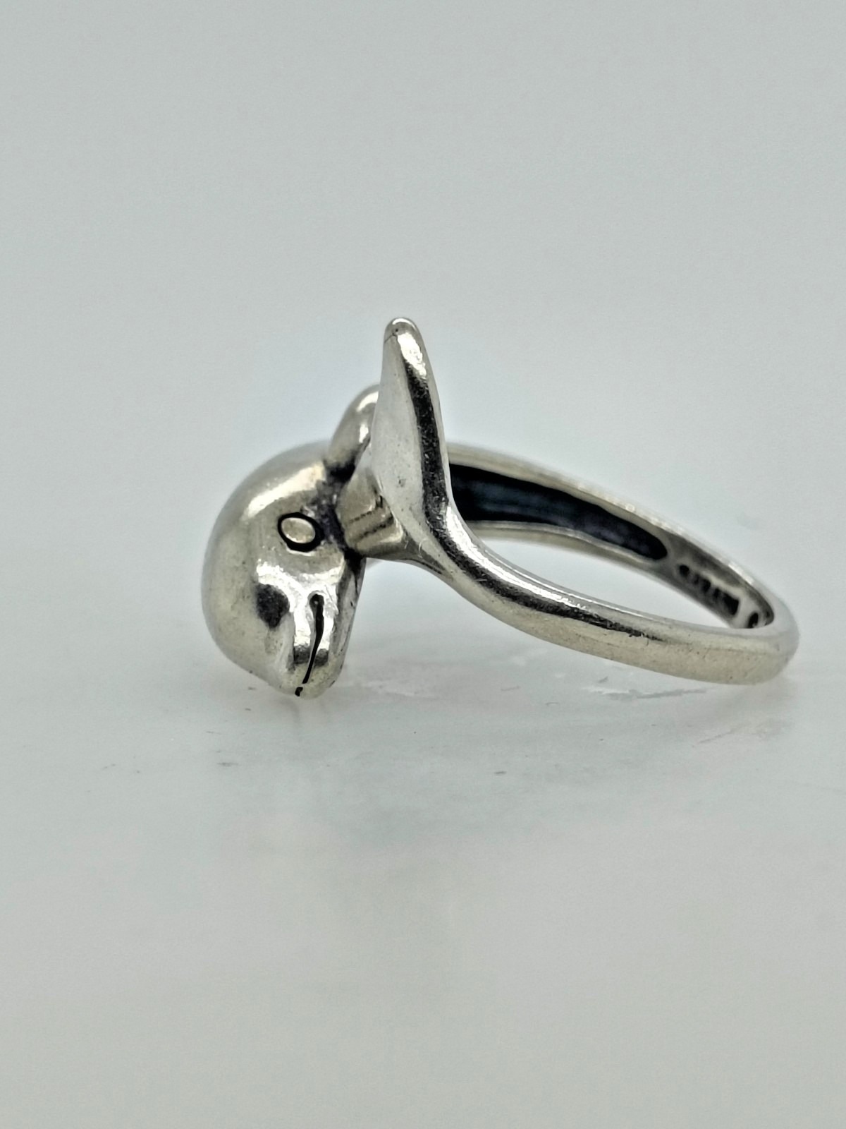 Sterling Silver Dolphin Ring for Women Size 5