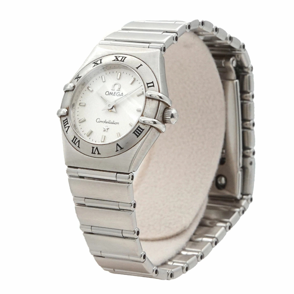 Omega Constellation Mini 1562 Women’s Silver Quartz Watch, Used