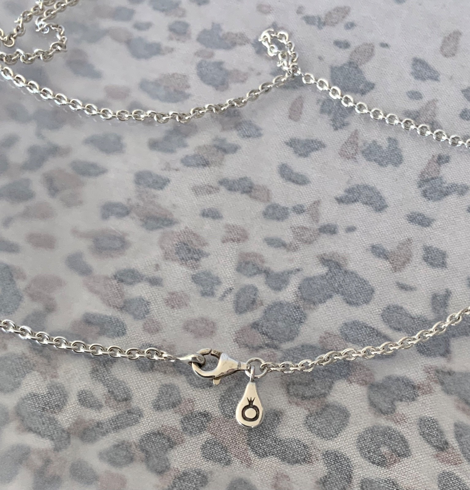 Pandora ALE 60cm sterling silver cable link chain necklace with logo tag