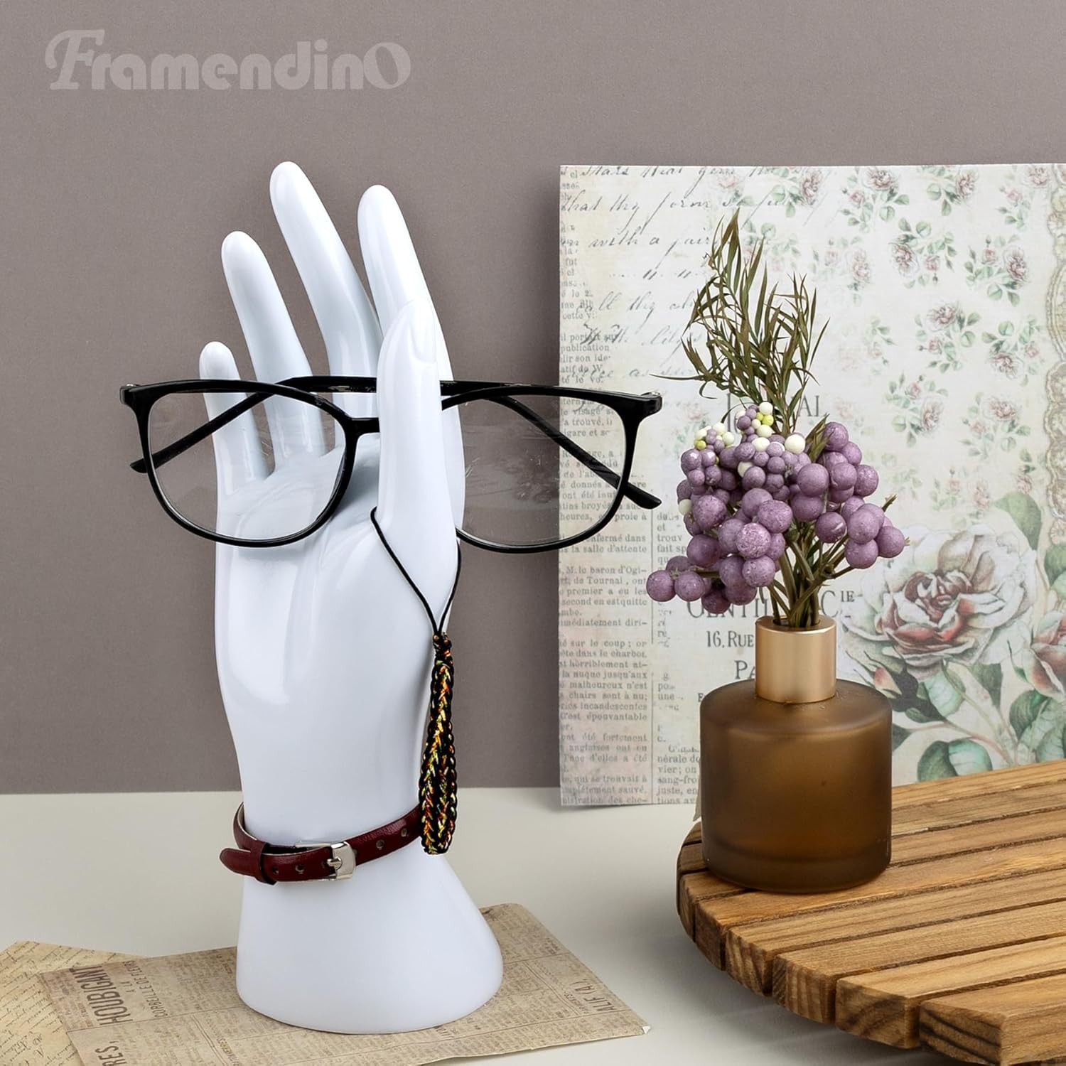 Framendino Female Mannequin Hand Jewelry Display Holder Stand for Bracelet Neck