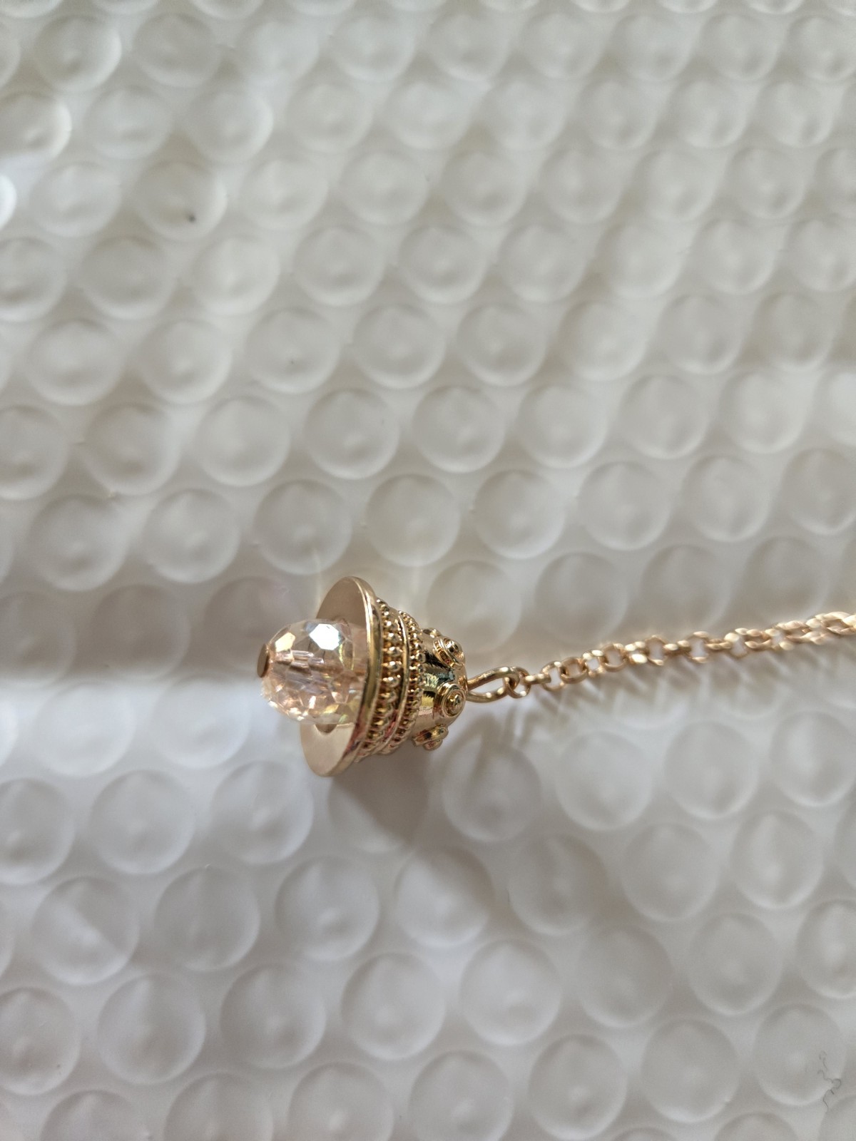 EFFY White Bell Charm Gold-Tone Bag Keychain Dangle charm Royal Caribbean 2026