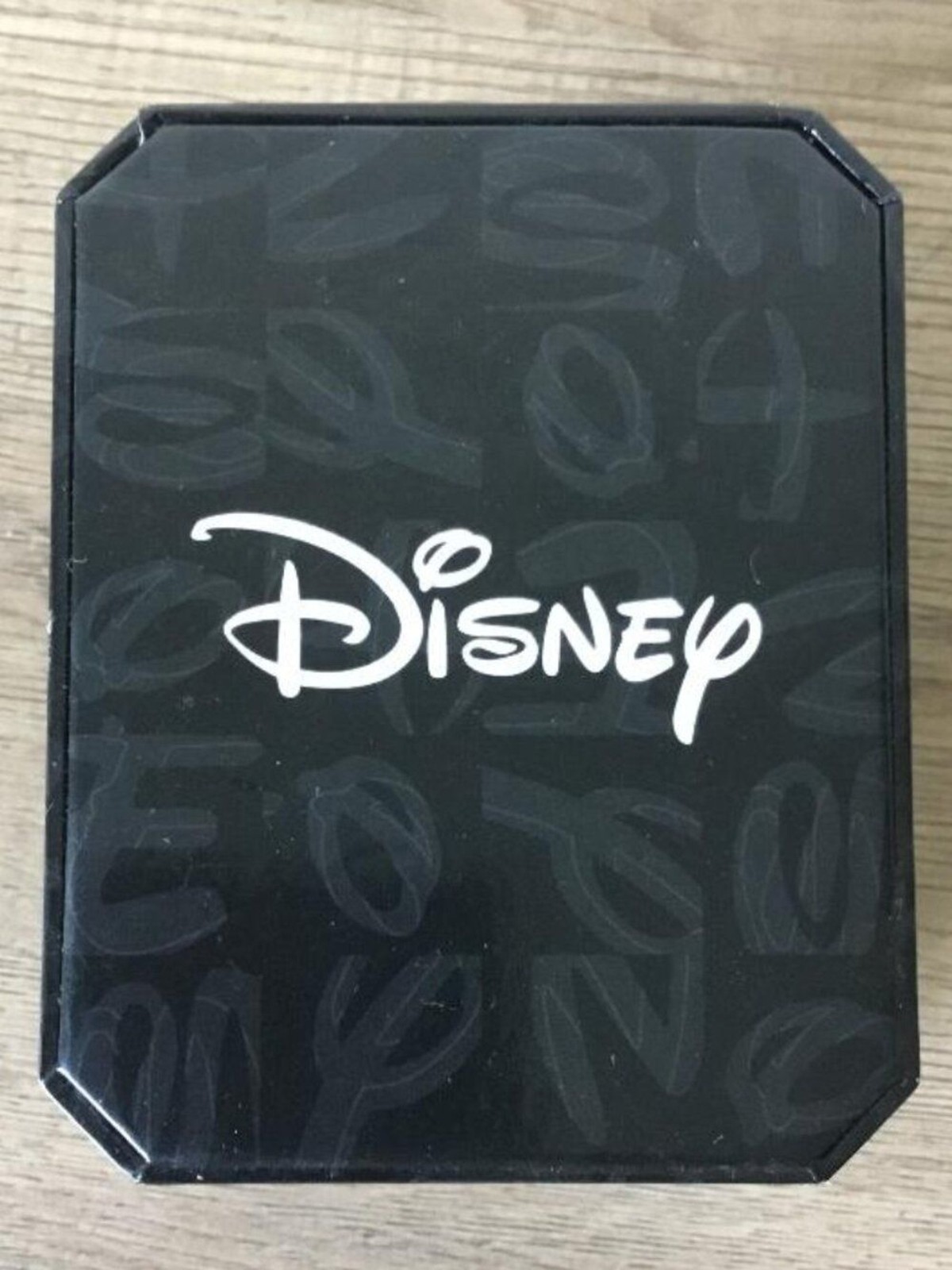 Accutime Mickey Mouse Disney Watch w/Blue Leather Strap, Rectangular Silver Dial