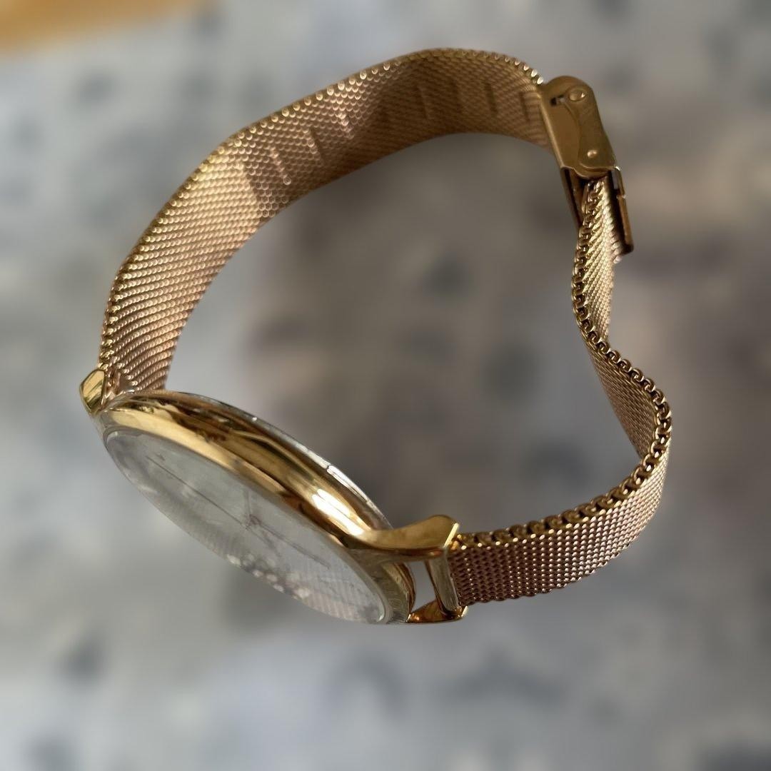 [Popular Pearl White] Excellent working condition / Scandinavian SKAGEN metal st