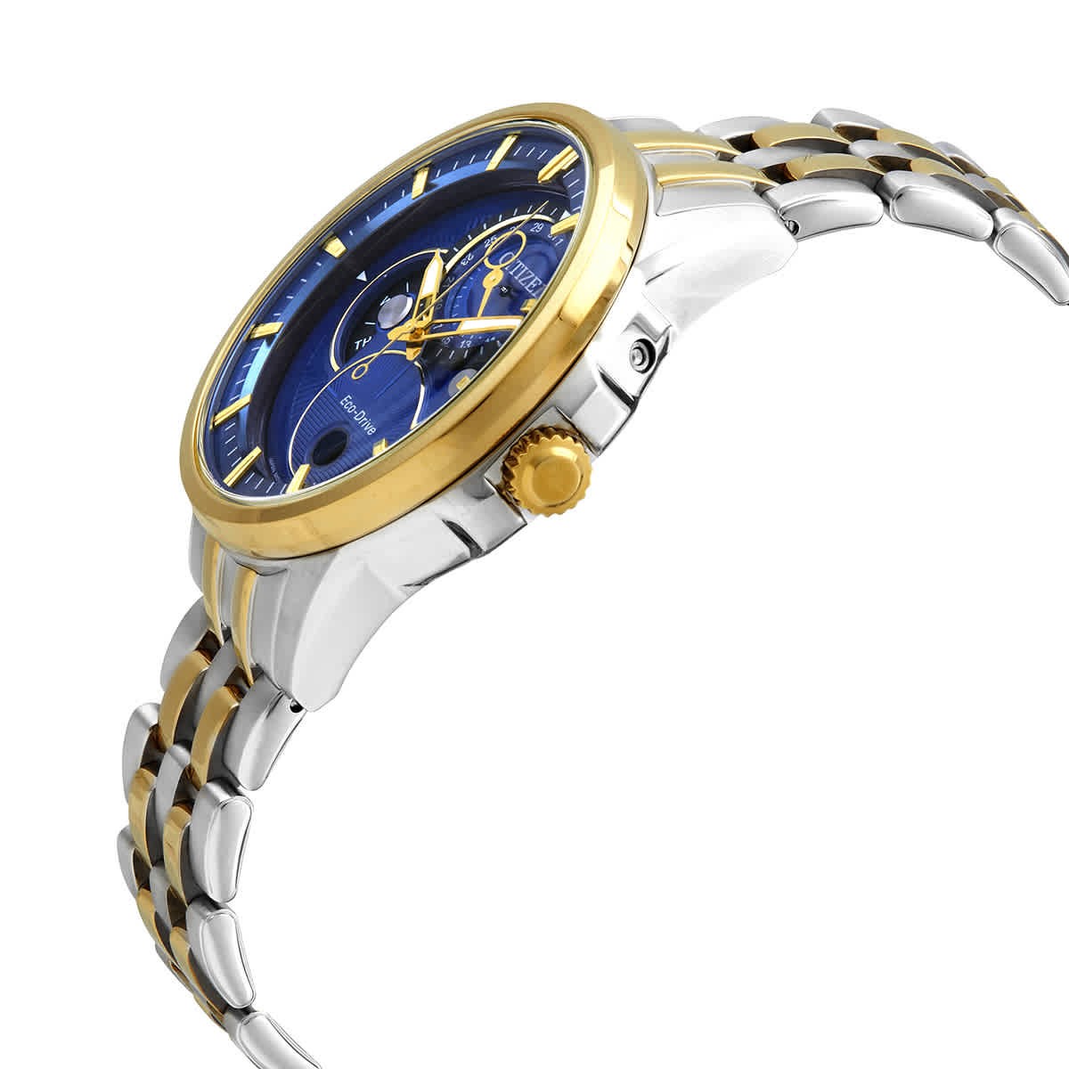 Citizen Calendrier Multi-function Blue Dial Two-tone Men’s Watch BU0054-52L