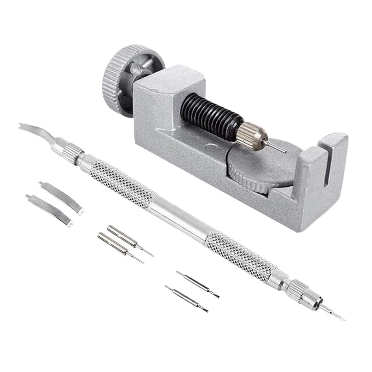Watch strap and pin repair remover, steel strap adjustment tool