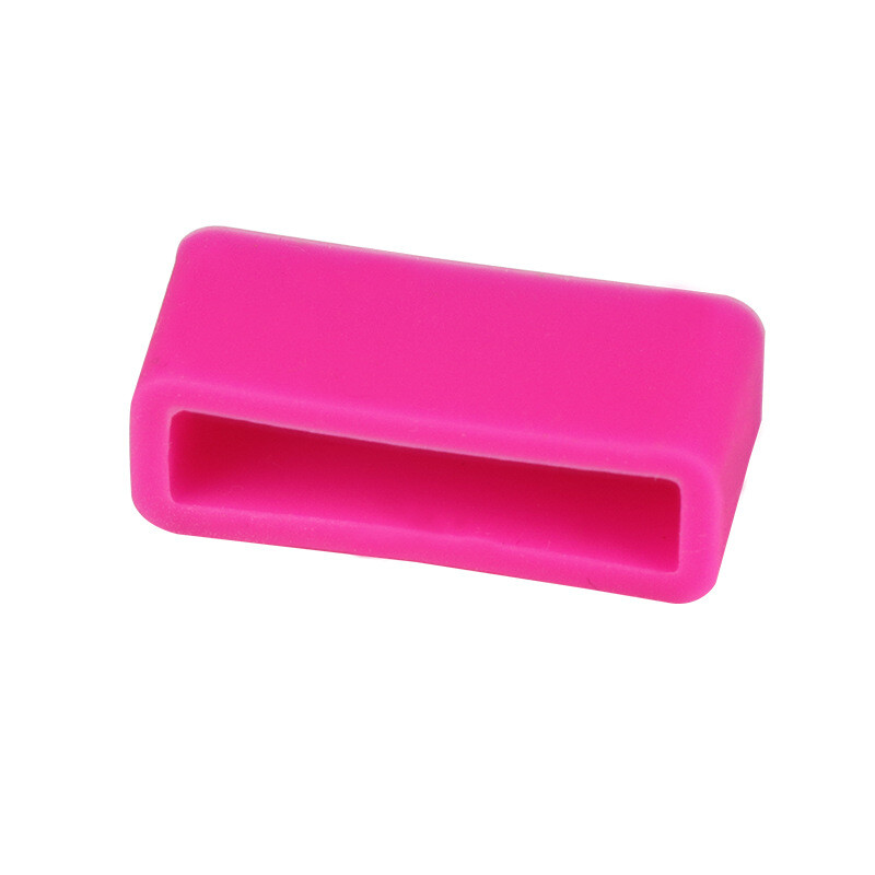 2 Pack Silicone Watch Strap Band Loop Hoop Retainer Buckle Holder Ring Keeper
