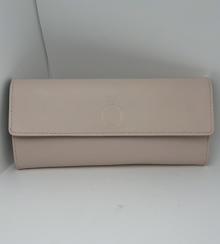 Pandora Unforgettable Moment Jewelry Travel Case Blush Leather Wallet Clutch NEW