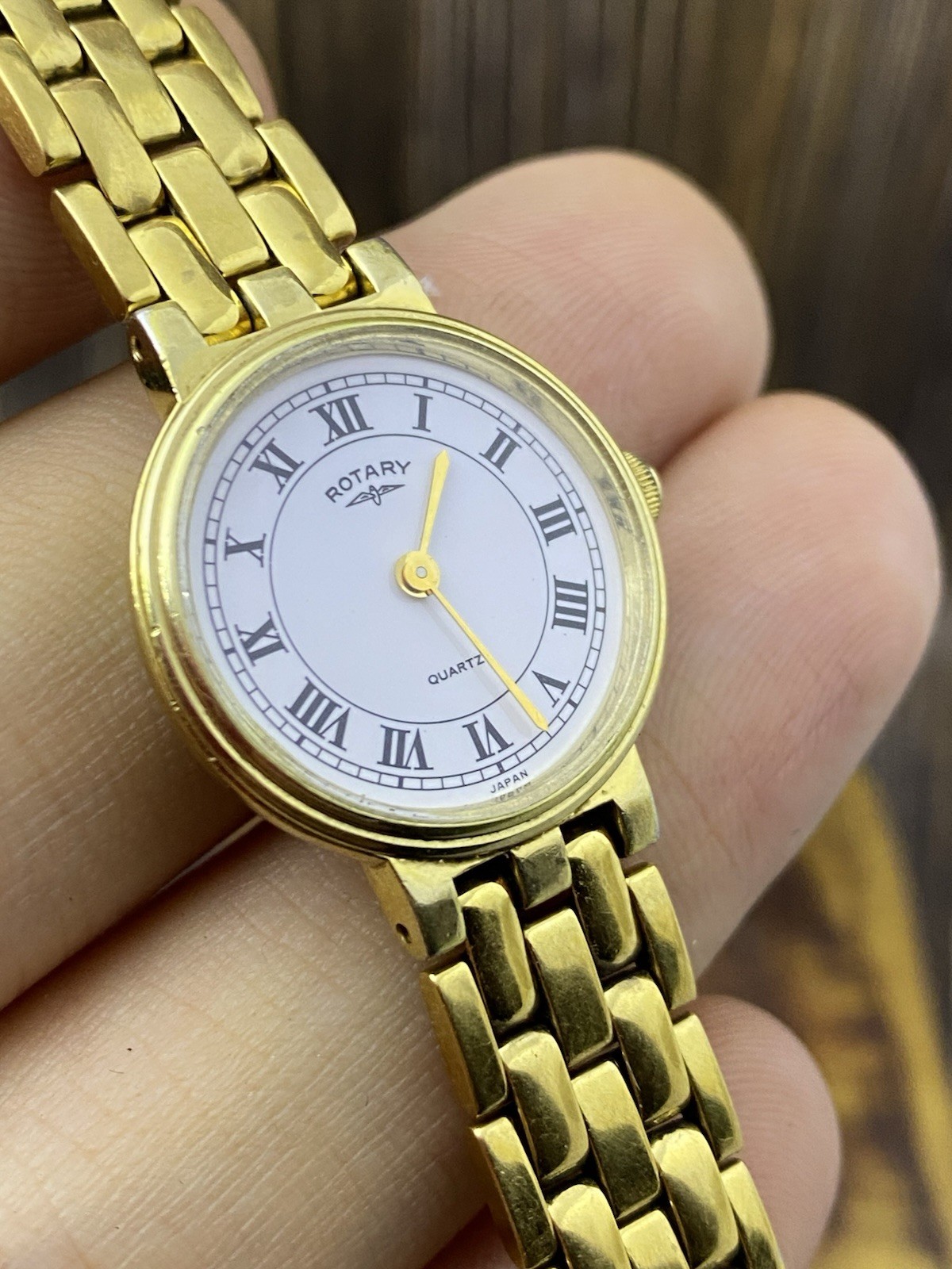 RARE UNIQUE Women’s SWISS Vintage 90’s Quartz Watch ROTARY #8956