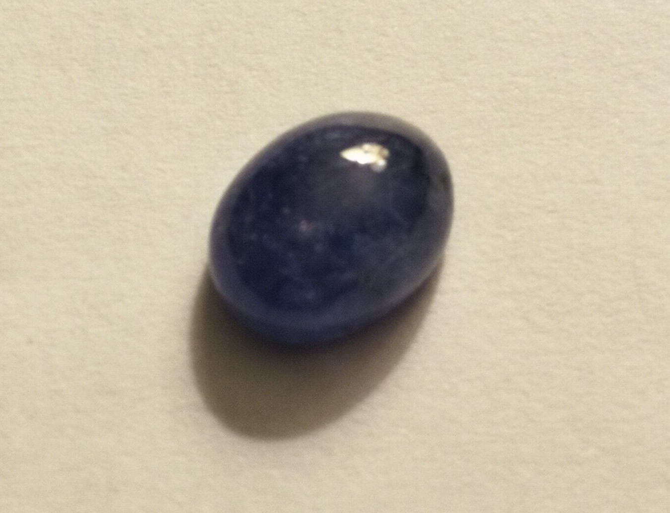 3.3 Carat Natural Tanzanite Oval Cabochon, with GLI Report
