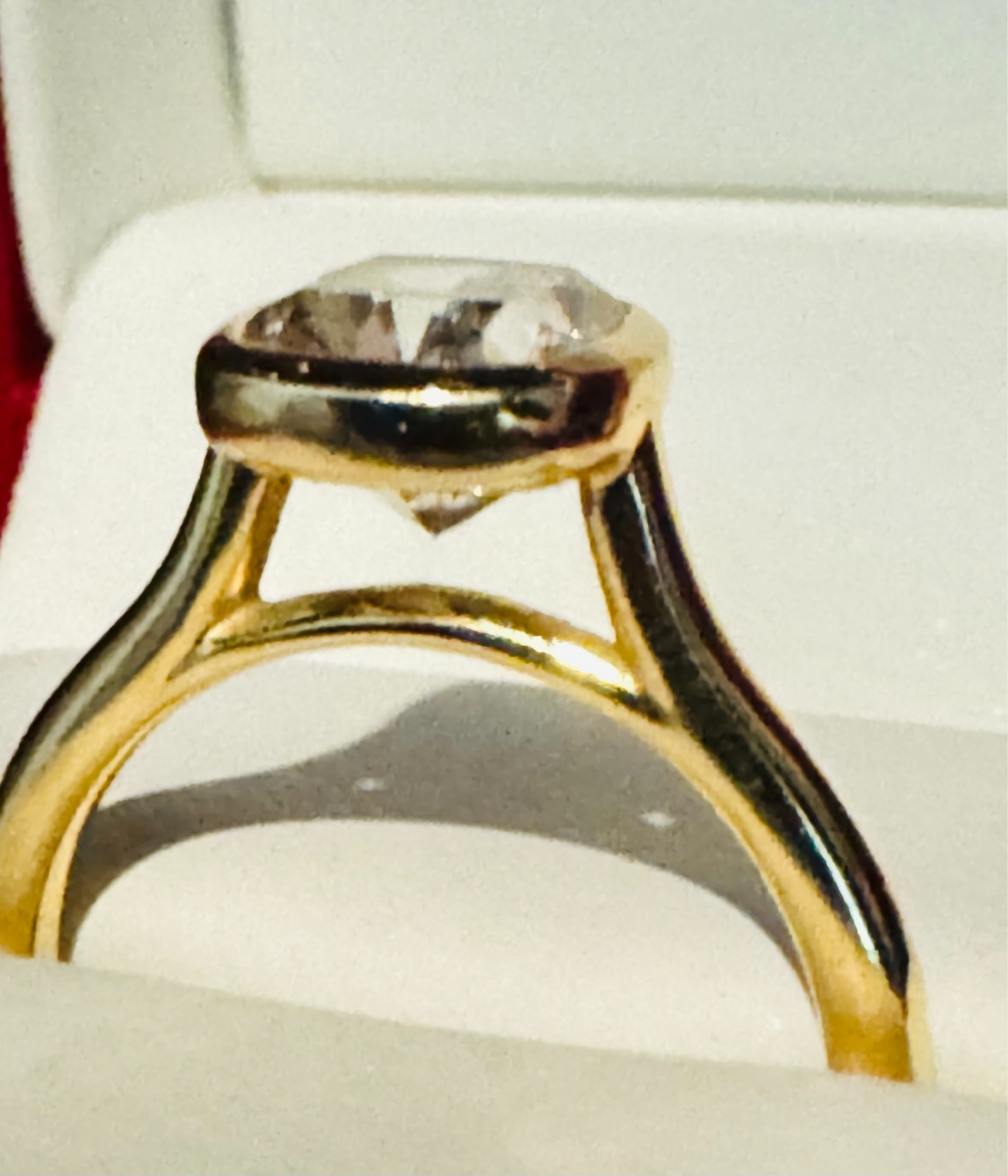 2.51ct GIA CERTIFIED 18K YELLOW GOLD ENGAGAGMENT RING – Size 6 🔥