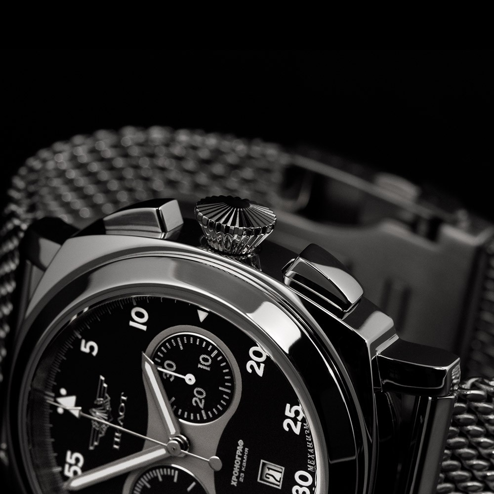 PILOT | Poljot 3133 Big Russian mechanical Chronograph