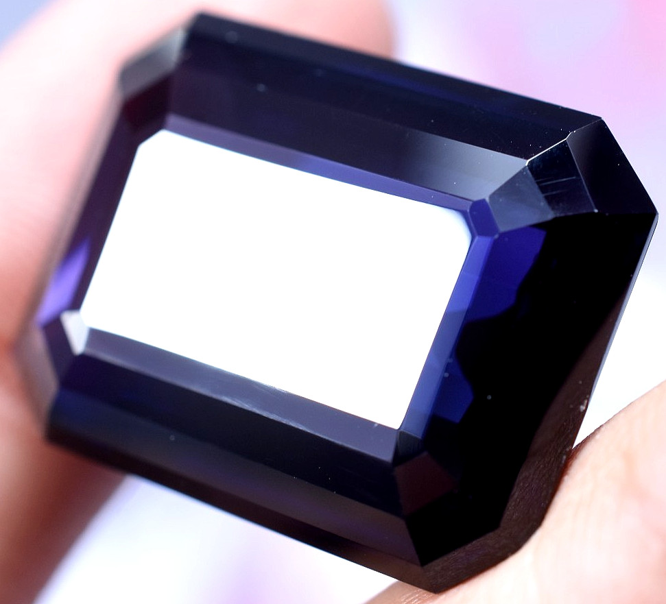 RARE Natural Purple-Blue Tanzanite 48.48 CT IF Certified Flawless Loose Gemstone