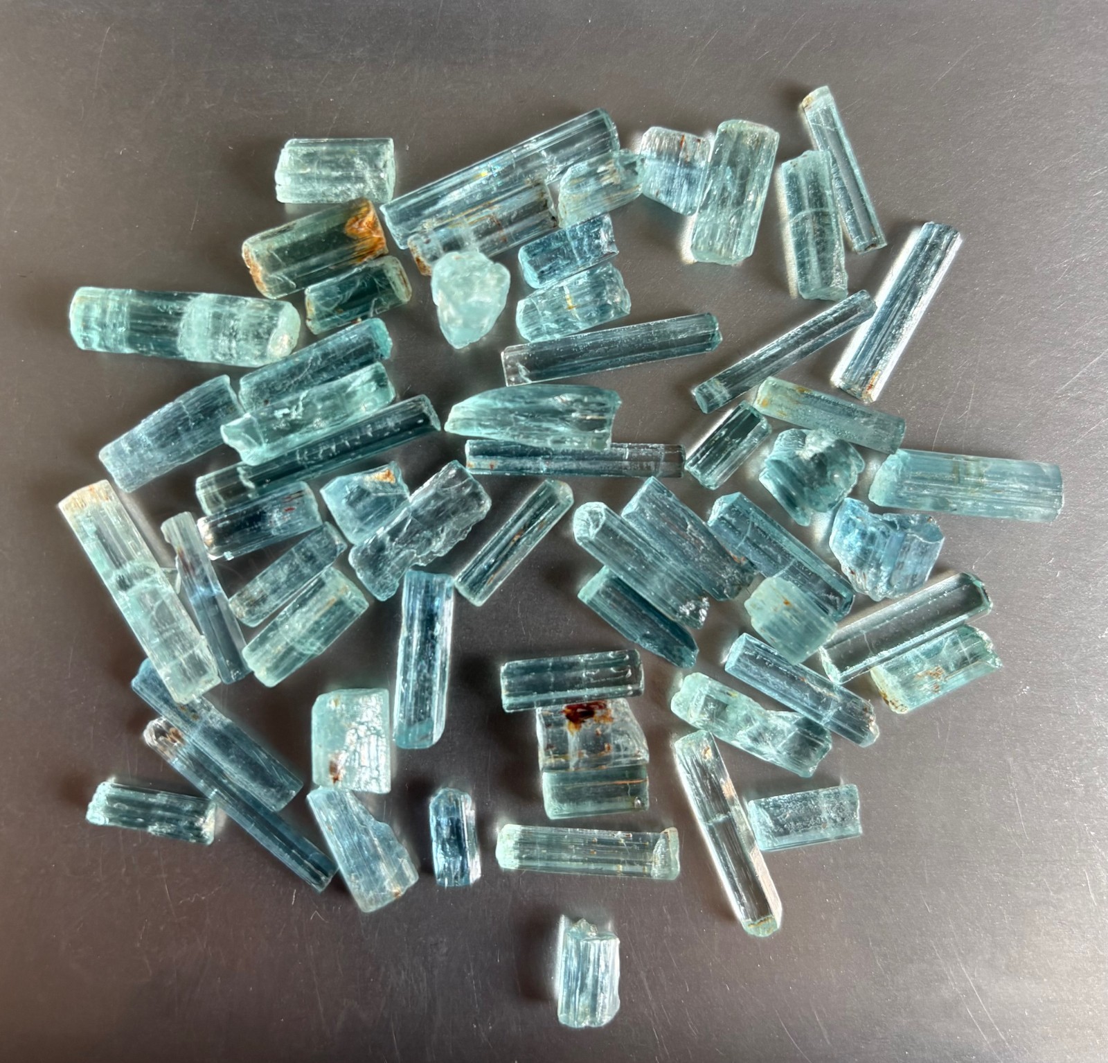 Nice Lot 149 cts Natural Aquamarine Pencil Rough From Nigeria