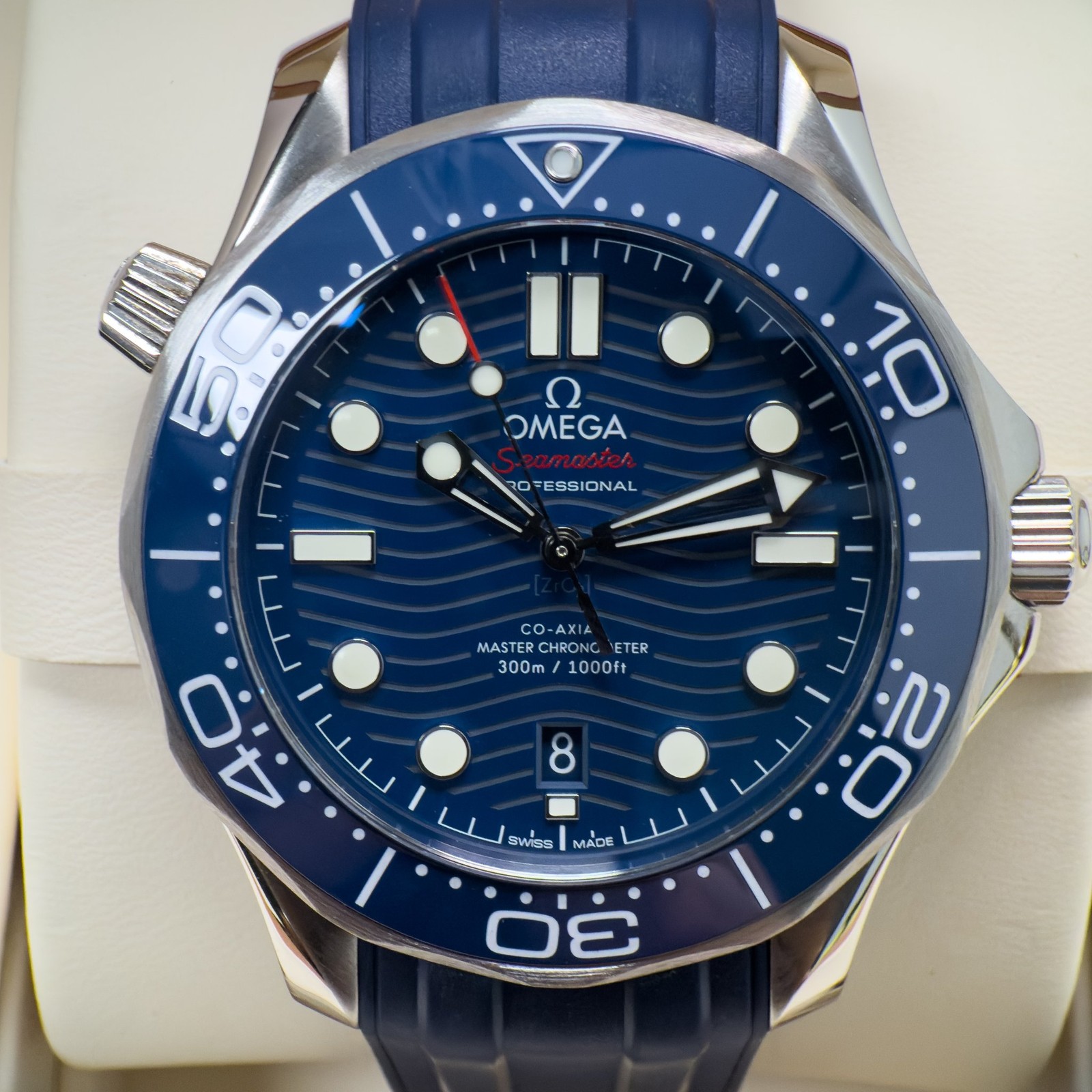 Omega Seamaster Diver 300M 42mm Blue 210.32.42.20.03.001 2021 Full Set B&P