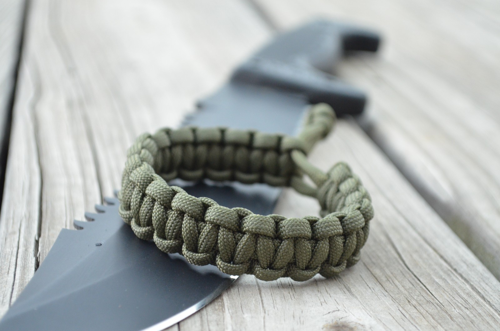 Mad Max Fury Road Tom Hardy style Paracord Adjustable Bracelet – OD GREEN