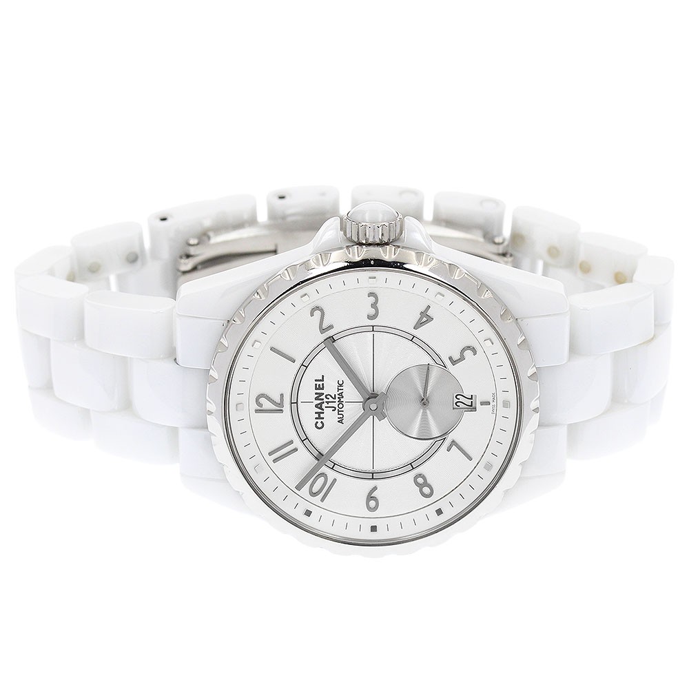CHANEL J12 H3837 White Ceramic white Dial Automatic Boy’s Watch_962952