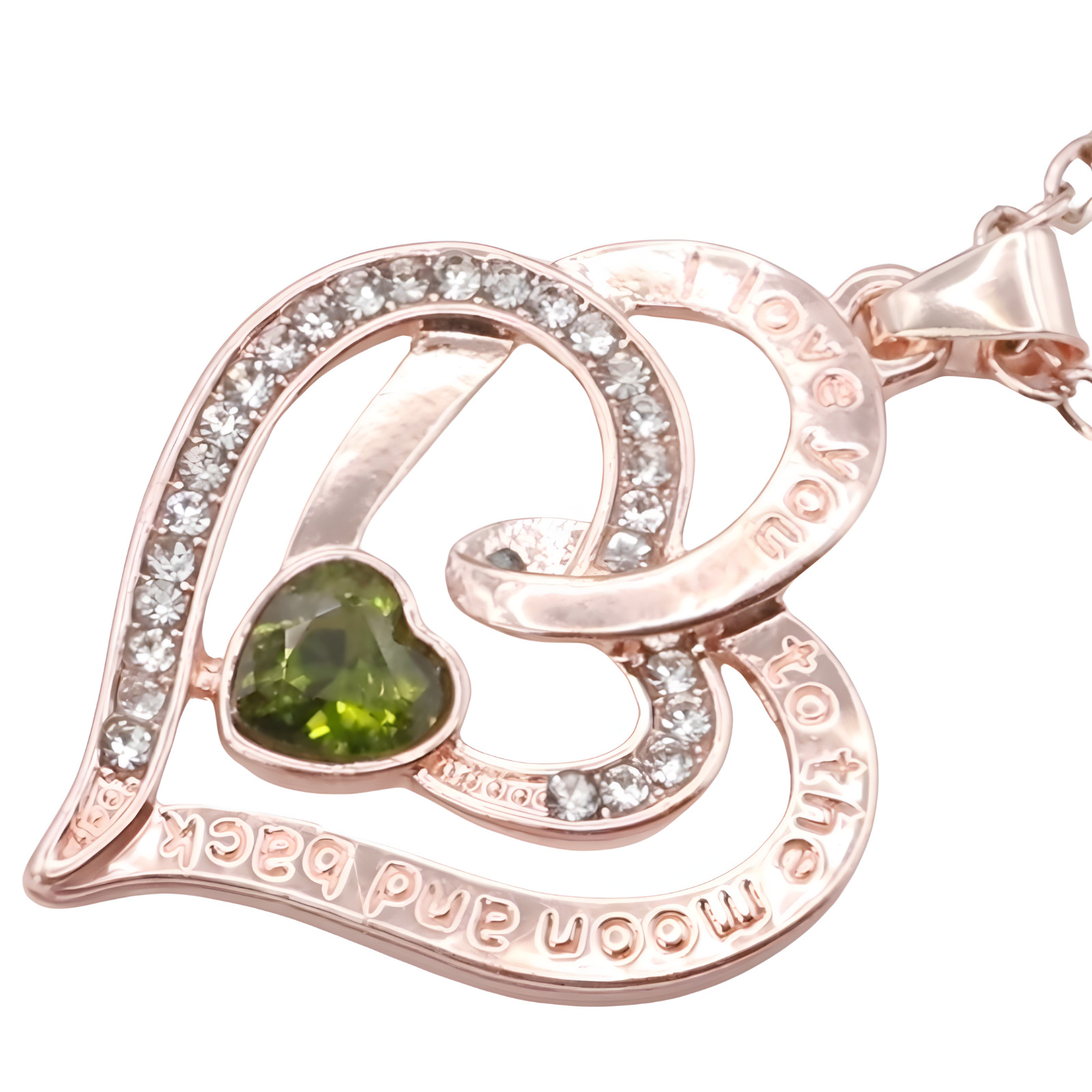 18K Gold Plated Zinc Alloy Pendant with Channel Set Crystal Rhinestones B309