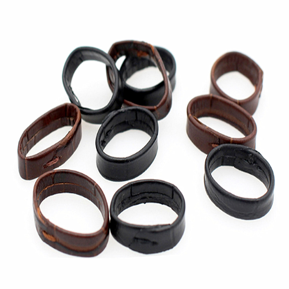 4pcs Genuine Leather Watch Strap Band Holder Locker Loops 18 19 20 21 22 24mm