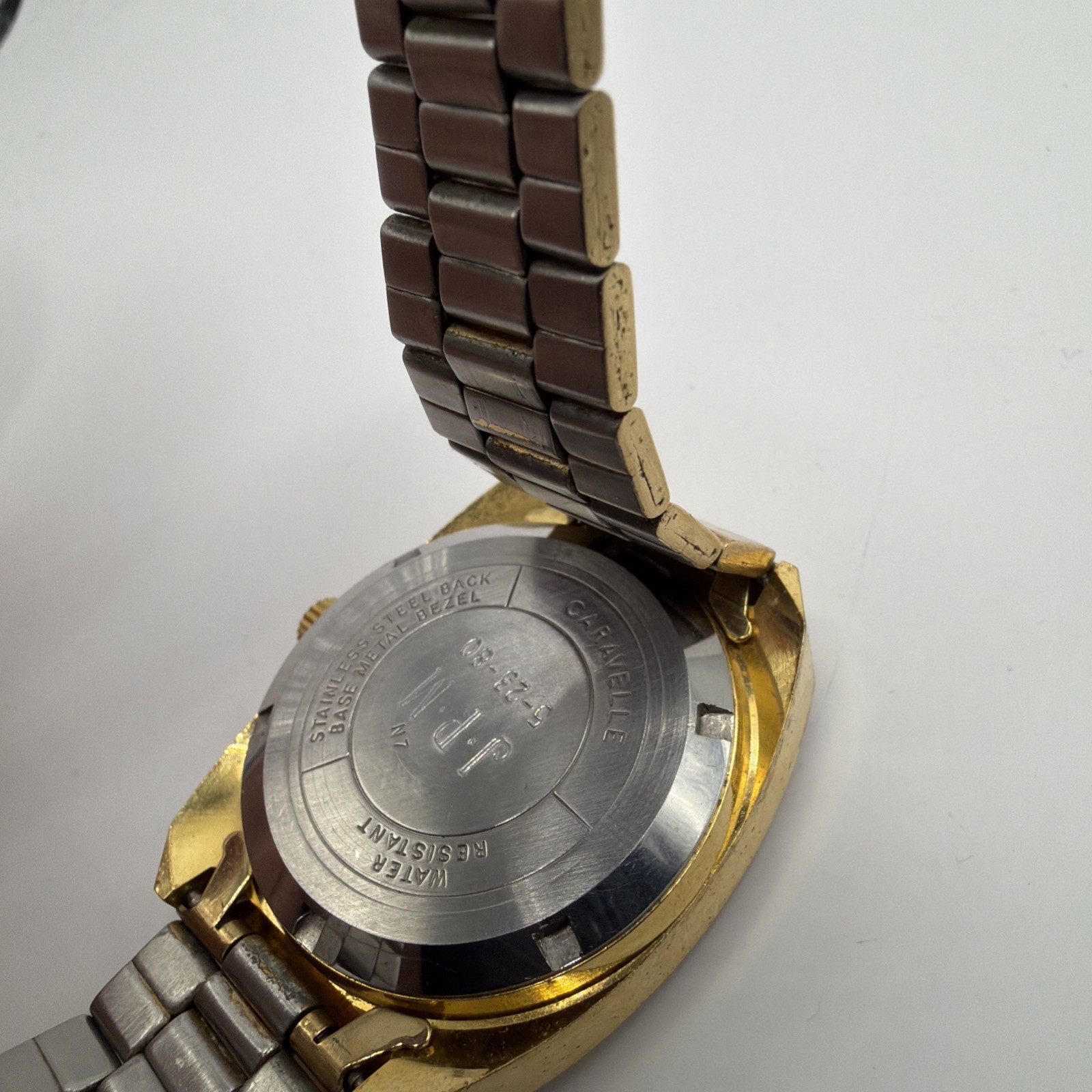 Caravelle Electrotime By Bulova Set-O-Matic With Case