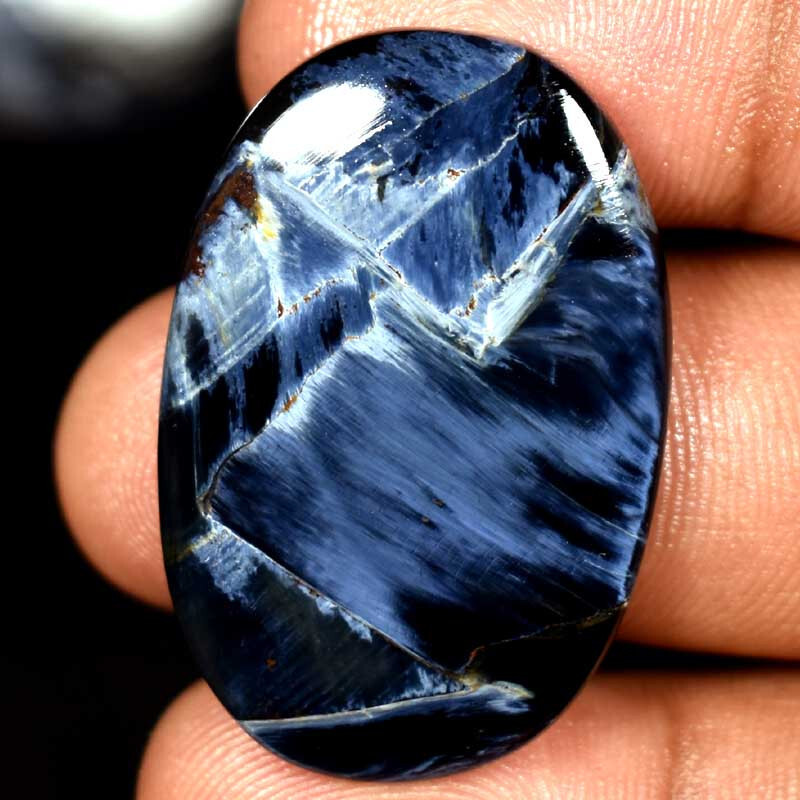 Blue Pietersite Oval Cabochon 100% Natural Loose Gemstones 40.55Cts.