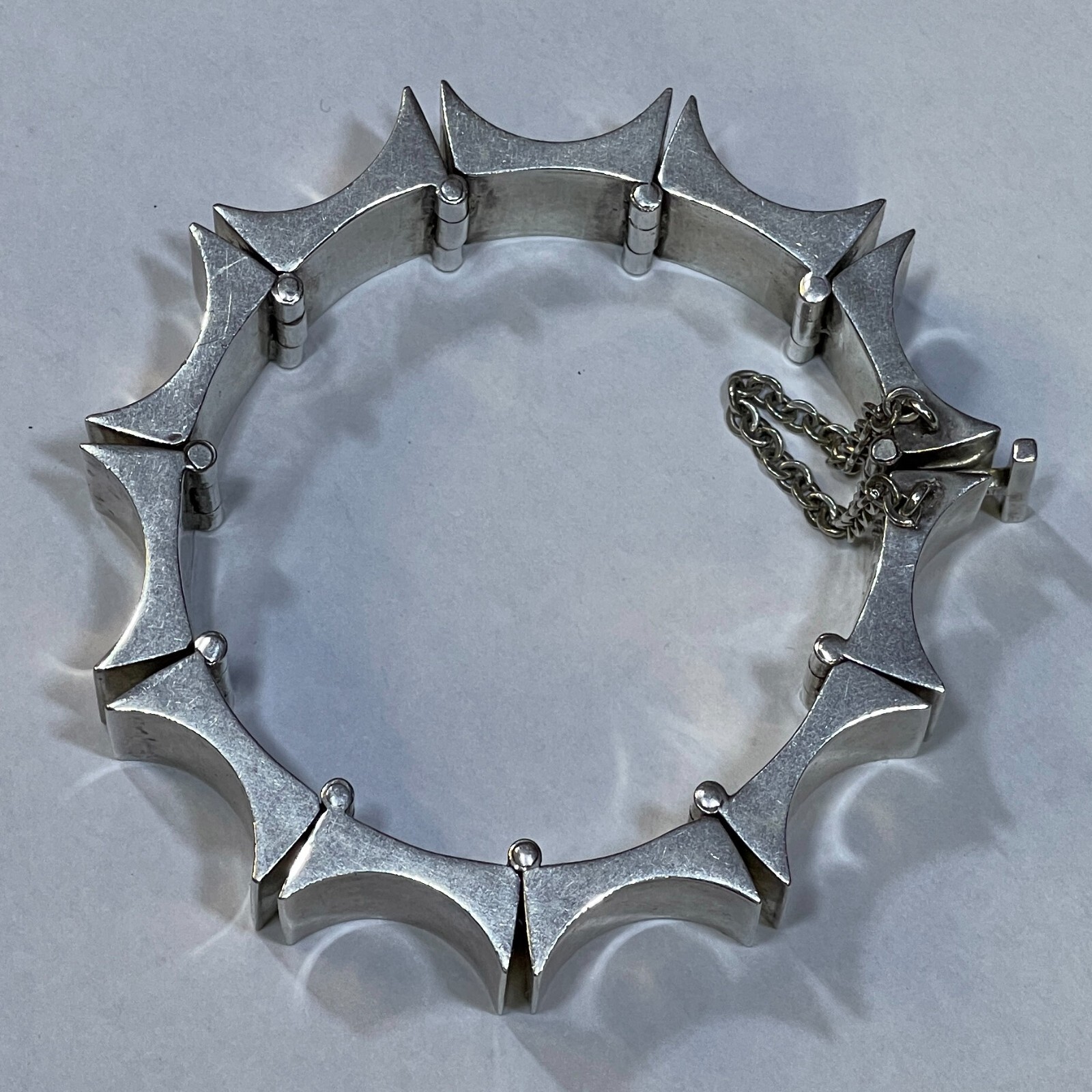 Vintage Sterling Antonio Pineda Style Thumbprint Bracelet – (Eagle 3 Taxco)