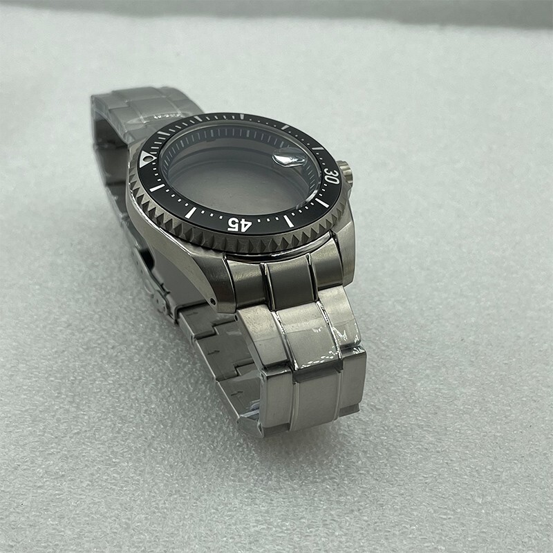 NH35 case 43.5MM Titanium case fit NH35/NH36 movement Titanium watch cases