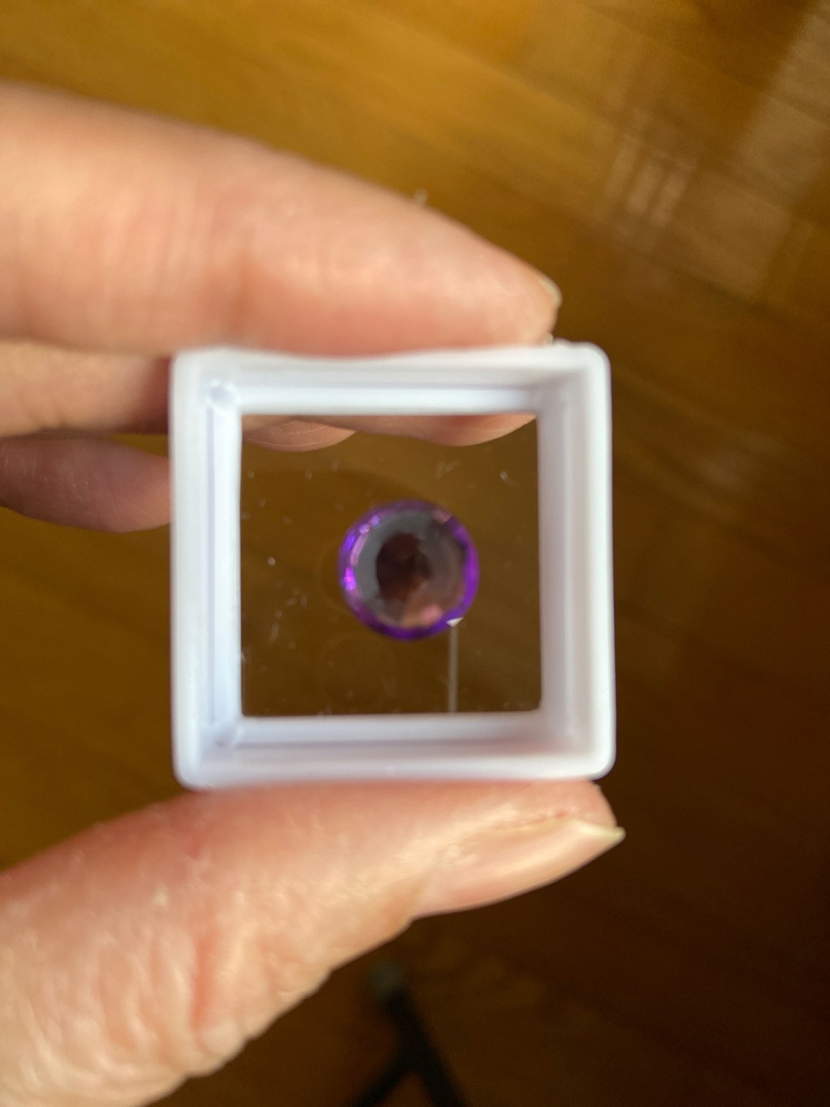 10.2 MM Natural Violet Purple-Ish Amethyst Fancy Faceted Loose Gem