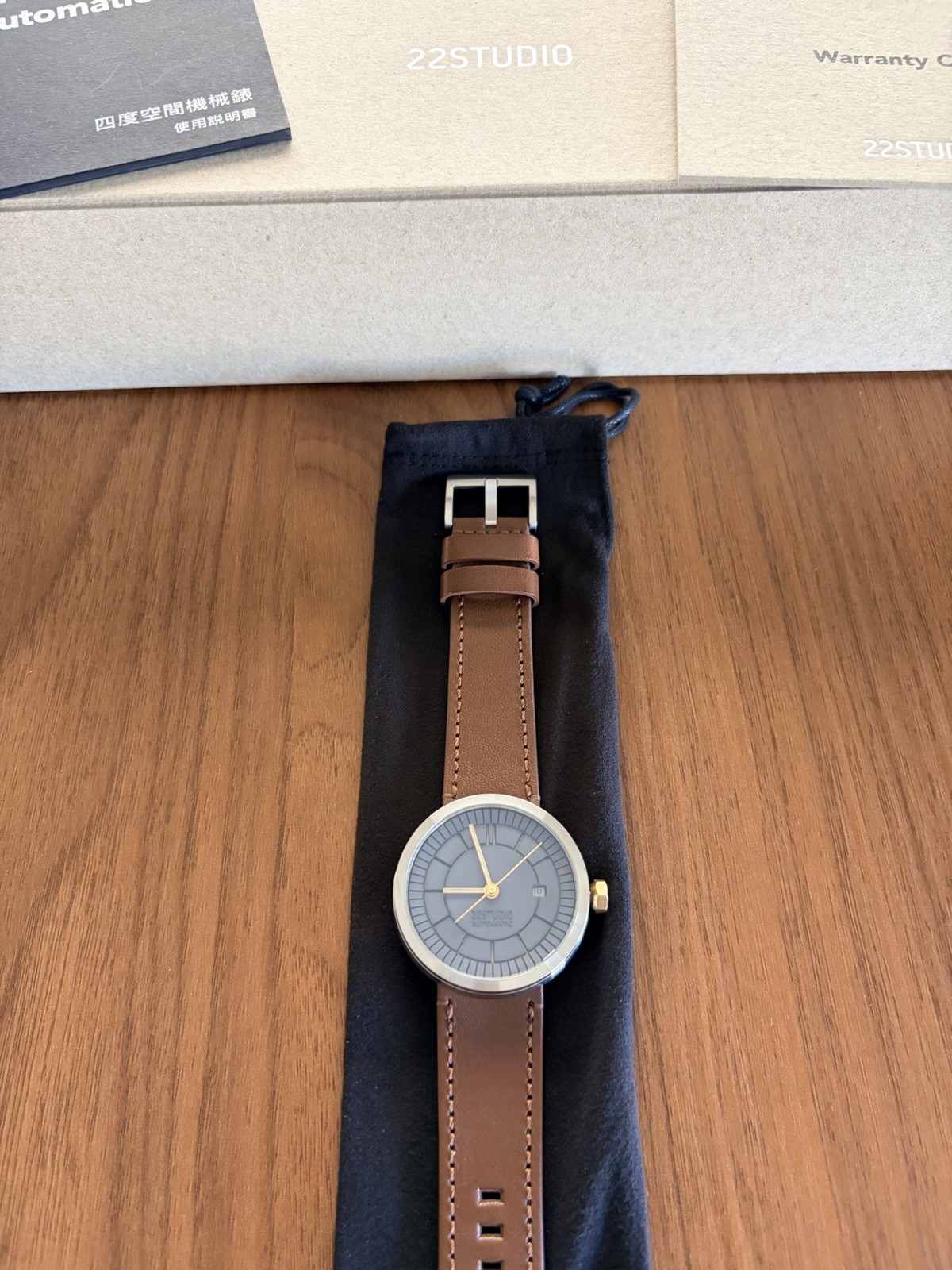 22STUDIO Concrete Sector Watch 43mm Automatic New Classic Edition