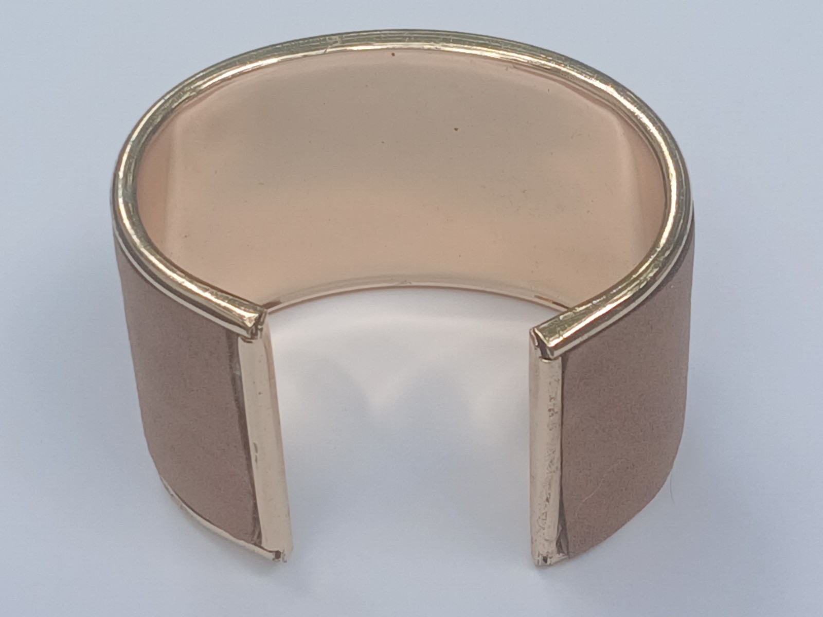 Vintage Cuff Bracelet Gold Tone Rhinestone Mixed Stone Velvet 6.5″ Stunning