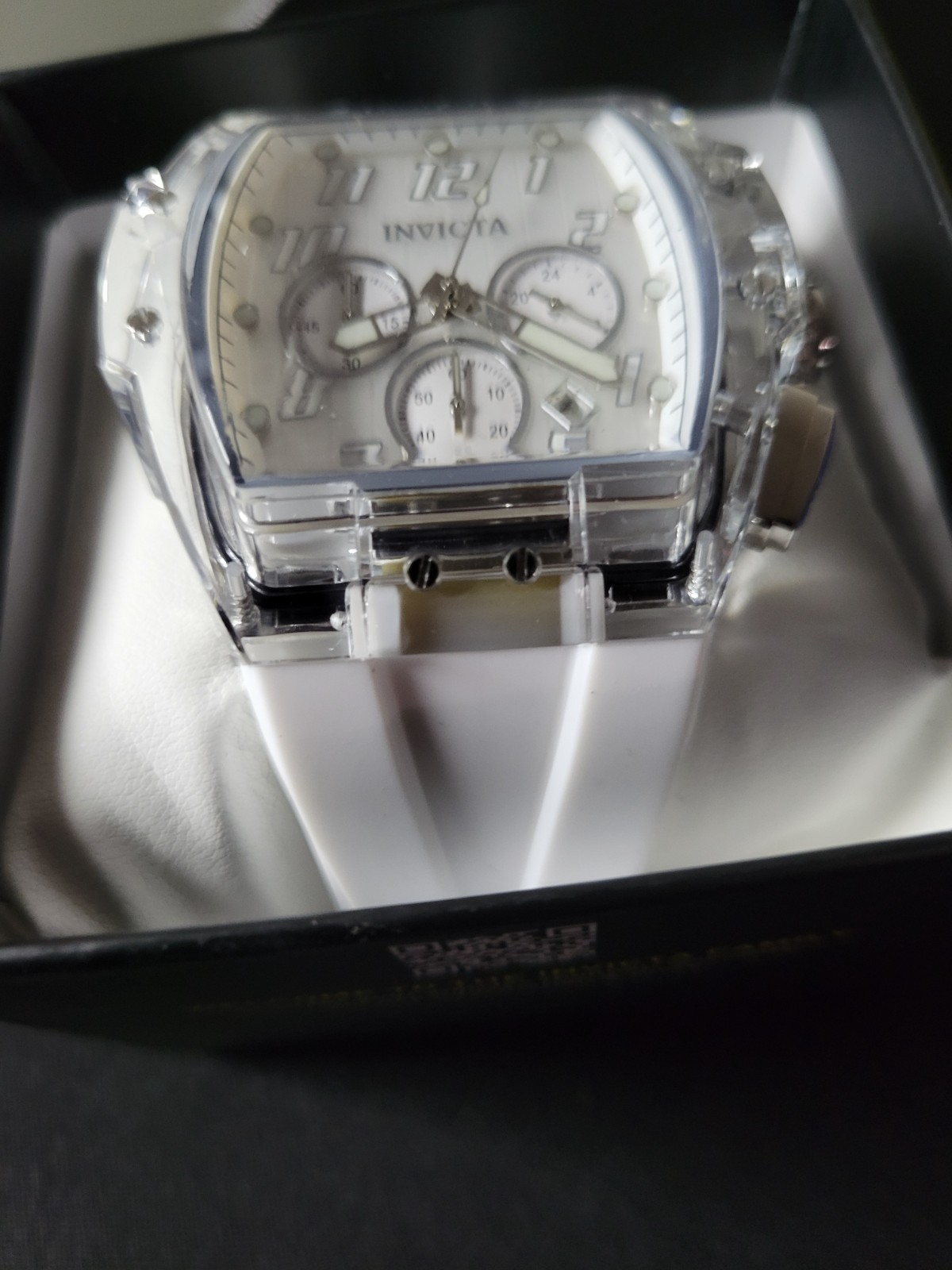 Invicta S1 Rally Kinesia Anatomic Men’s Watch – 47mm, White, w/Box (45481)