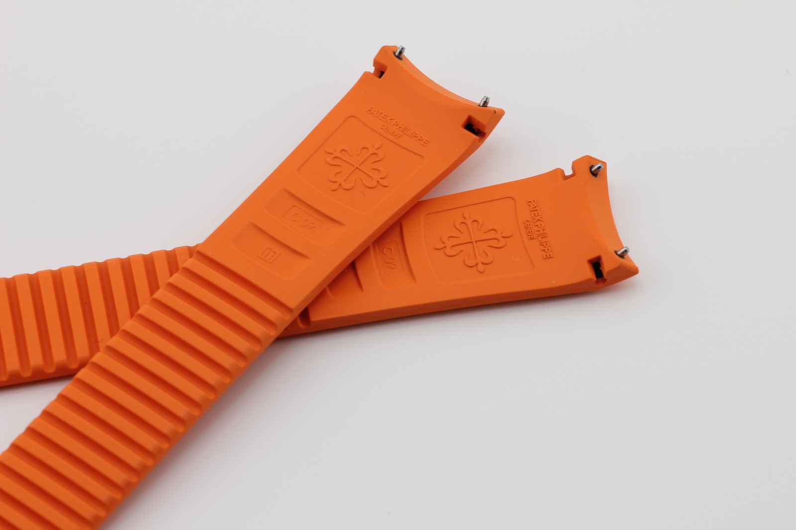 Patek Philippe Aquanaut 5167A 5167 ORANGE Rubber Strap 21/18 OEM UNCUT NEW
