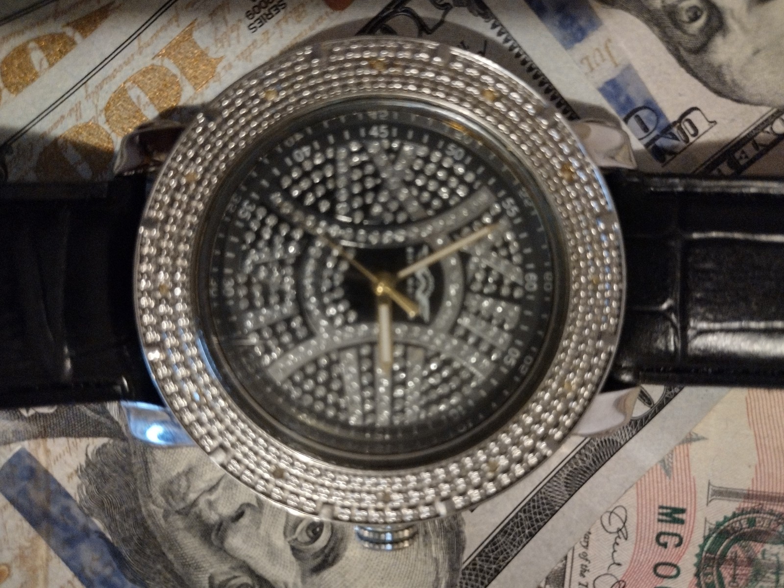 KING MASTER GENUINE DIAMOND WATCH