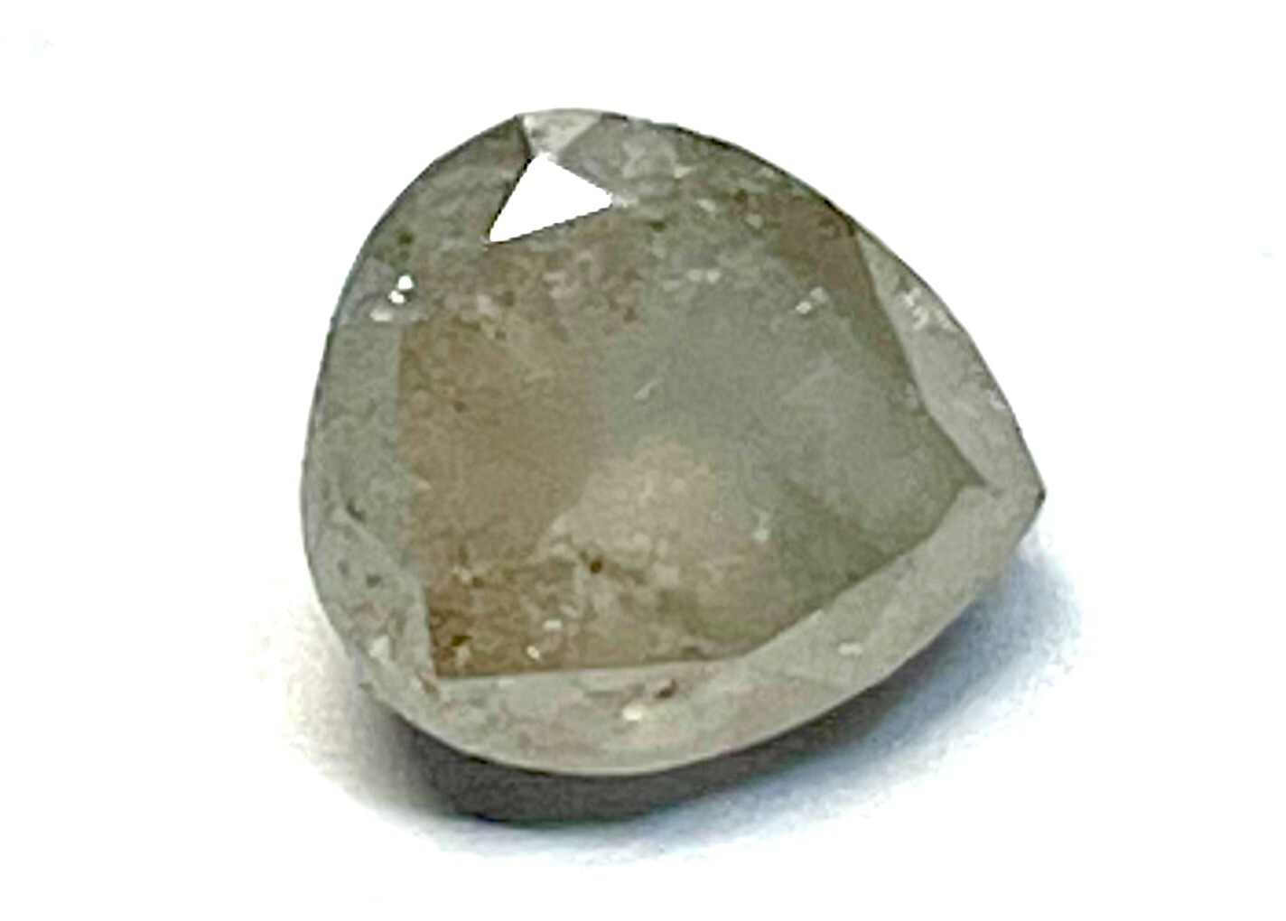 1.91 CARATS Pear Shape Double CUT SALT & PEPPER POLISHED DIAMOND