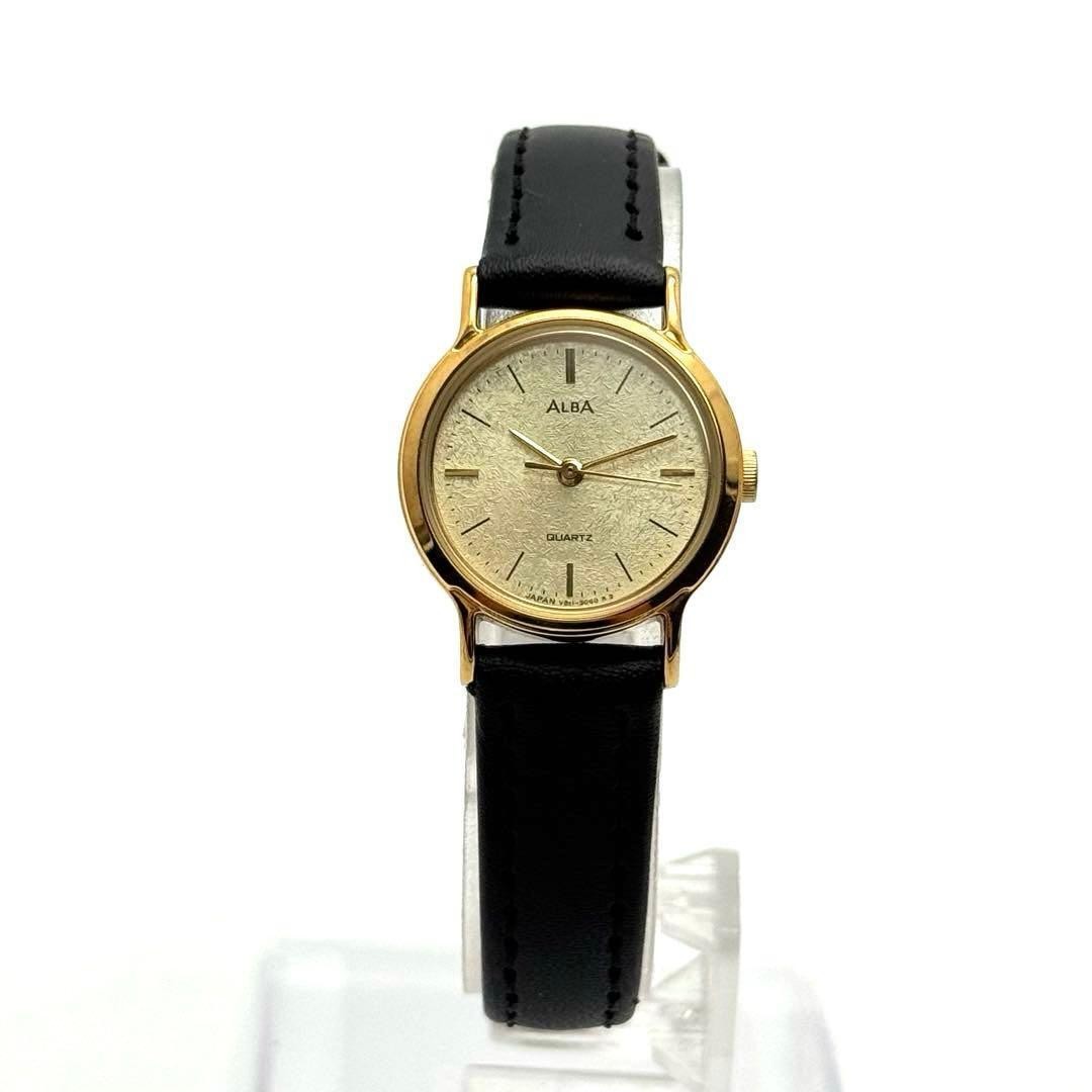 Working Item SEIKO Alba Quartz New Battery Gold Watch