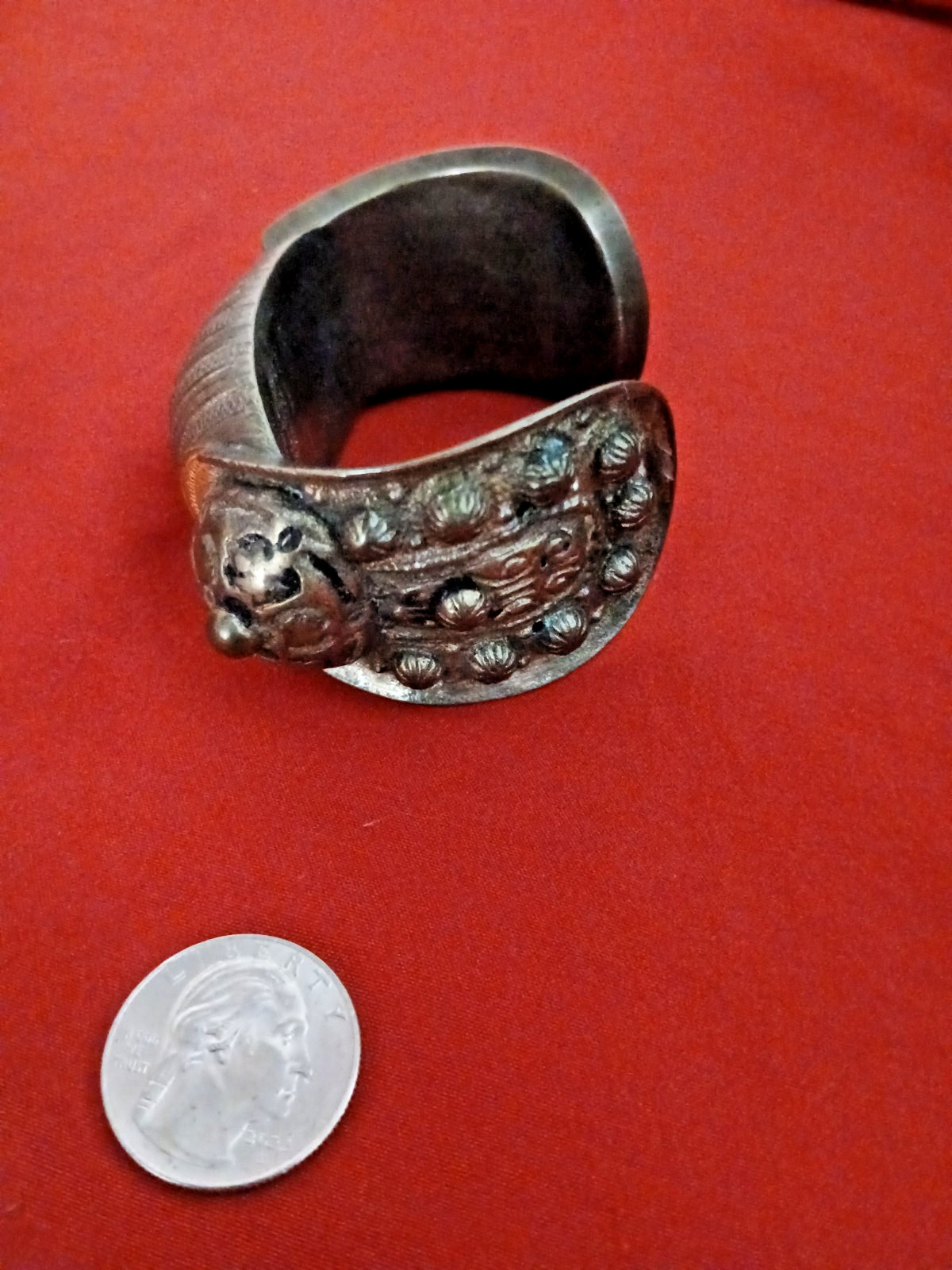 Antique Bulgaria Cuff Tribal Ethnic Boho Jewelry