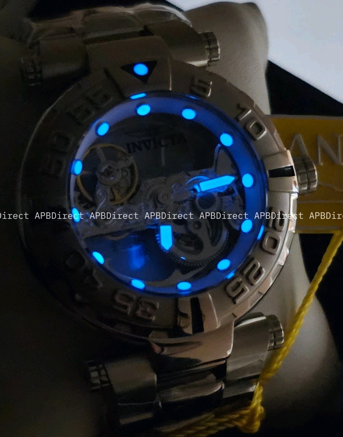 Invicta Subaqua Noma I – Automatic BRIDGE Mvmnt Skeleton Black Bezel mens watch