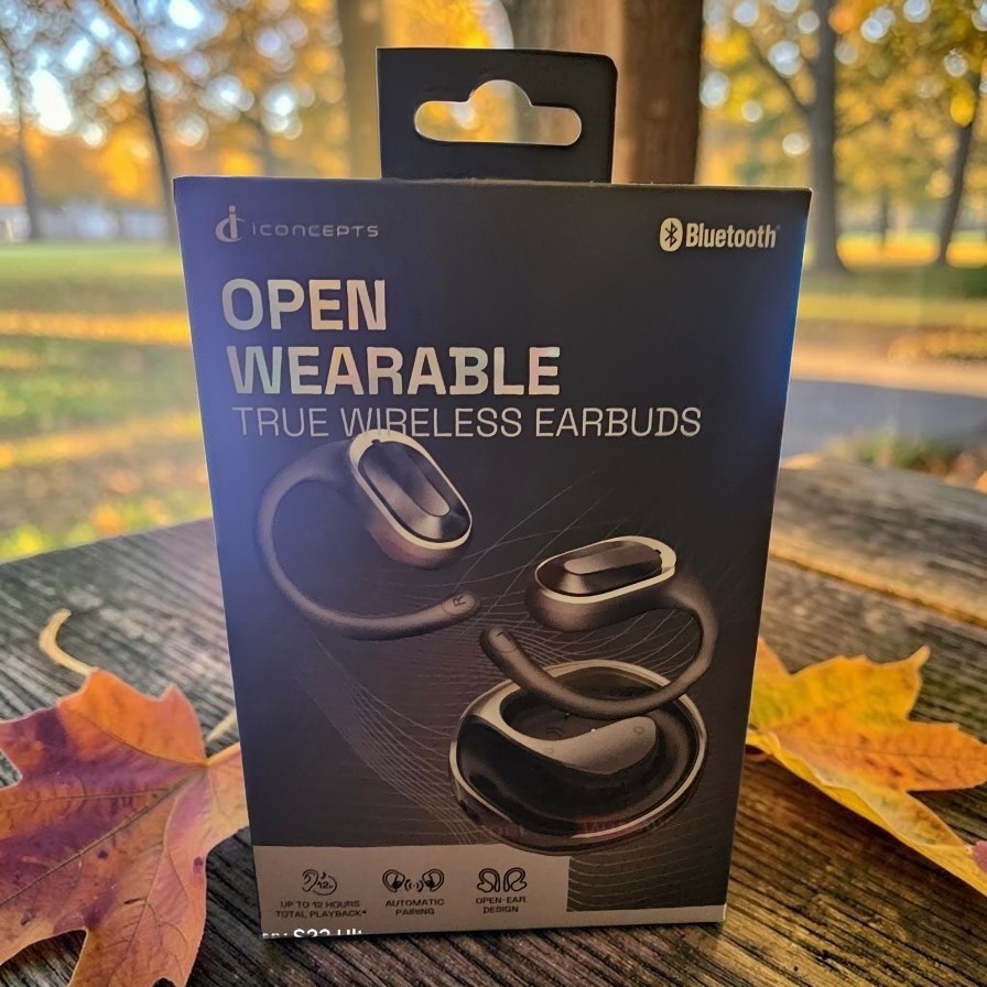 Open Wearable True Wireless Earbuds 12 Hours Playback Bluetooth Headphones NEW