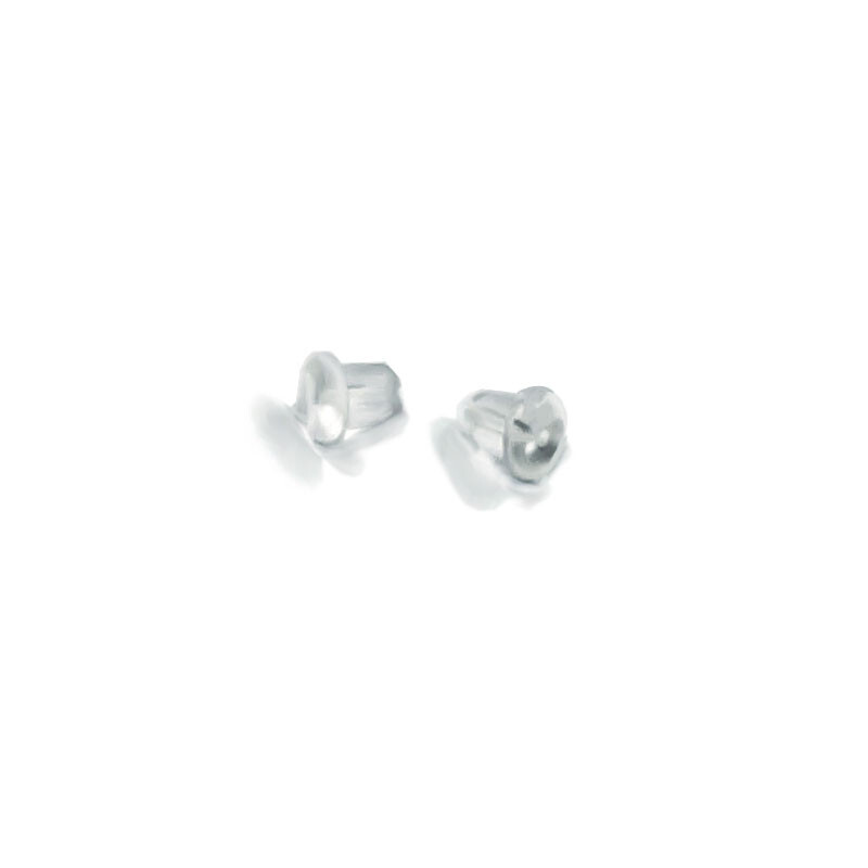 1.50 Ct Princess Cut Moissanite Stud Earrings Screwback Real 14k White Gold Gift