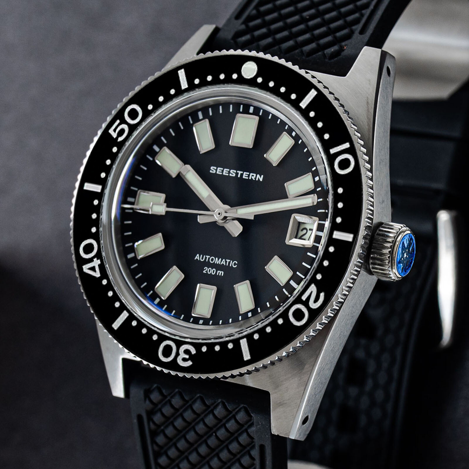 Seestern V3 62MAS 20ATM Genuine Ceramic Bezel 200m DIVER’S Watch SE2021-D62S-KK