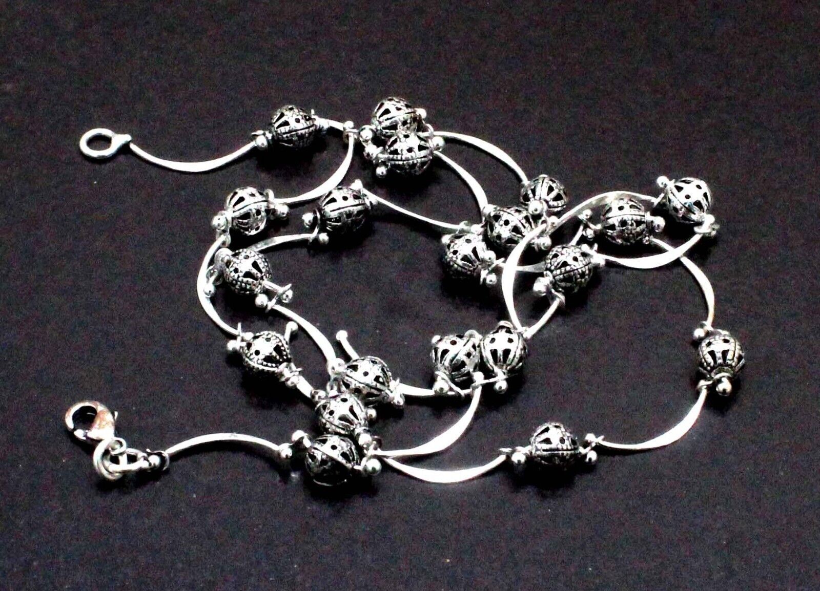 925 Sterling Silver Handcrafted Jewelry Lovely Lovely Chain Necklace